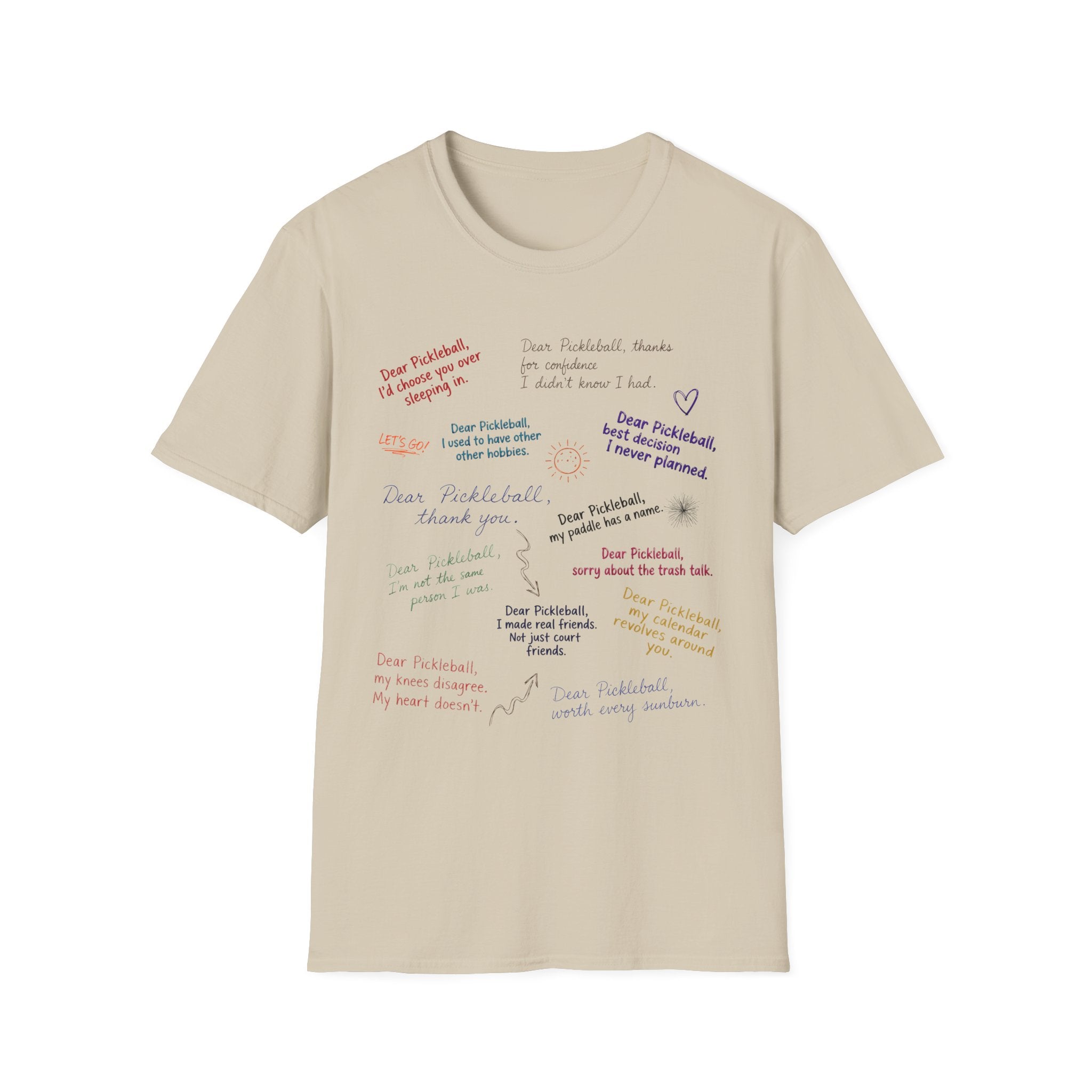 Dear Pickleball "Love Notes" T-Shirt