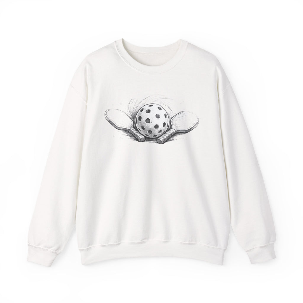 Crewneck Sweatshirt Sketch Paddle and Ball