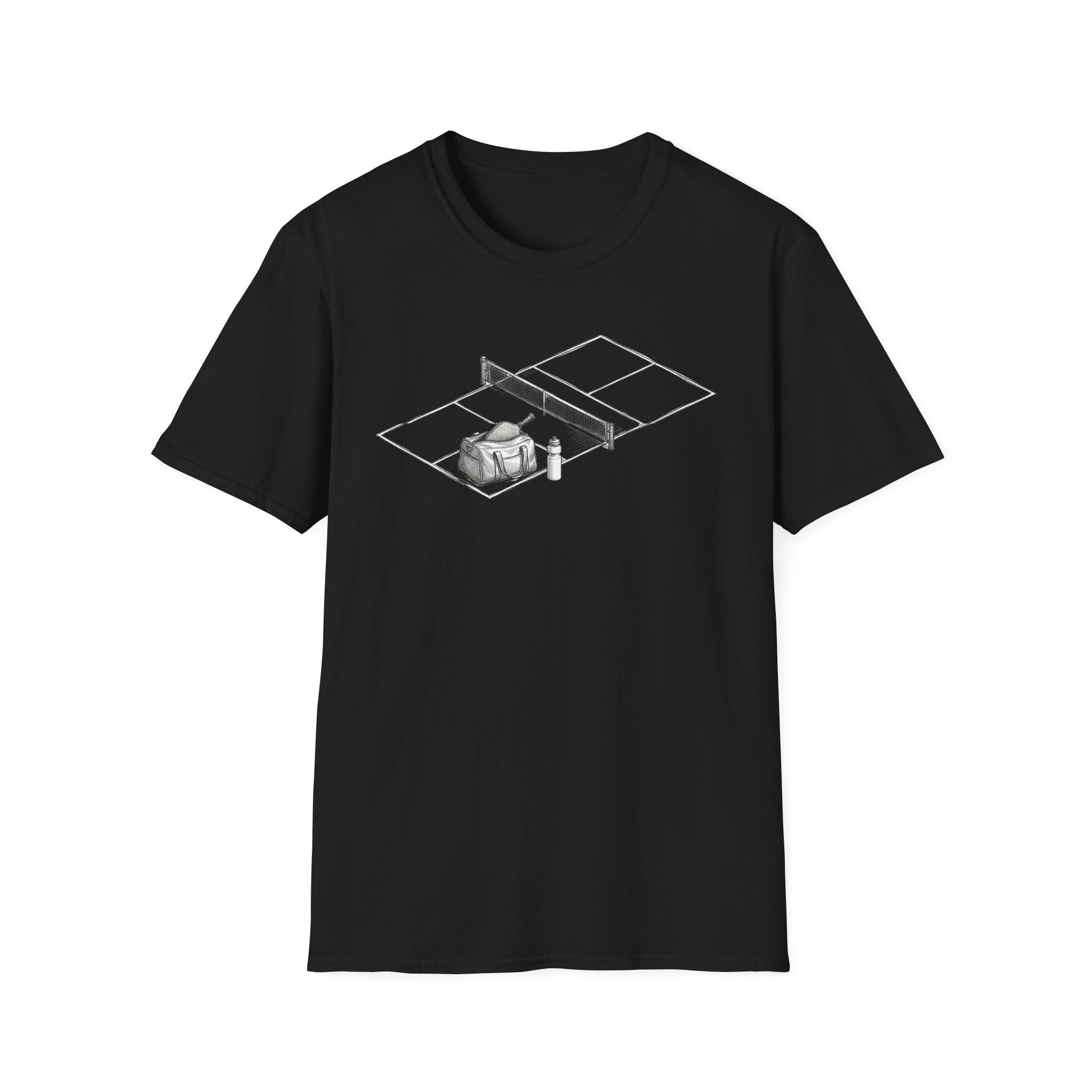 Sketch Gym Bag & Pickleball Court T-Shirt