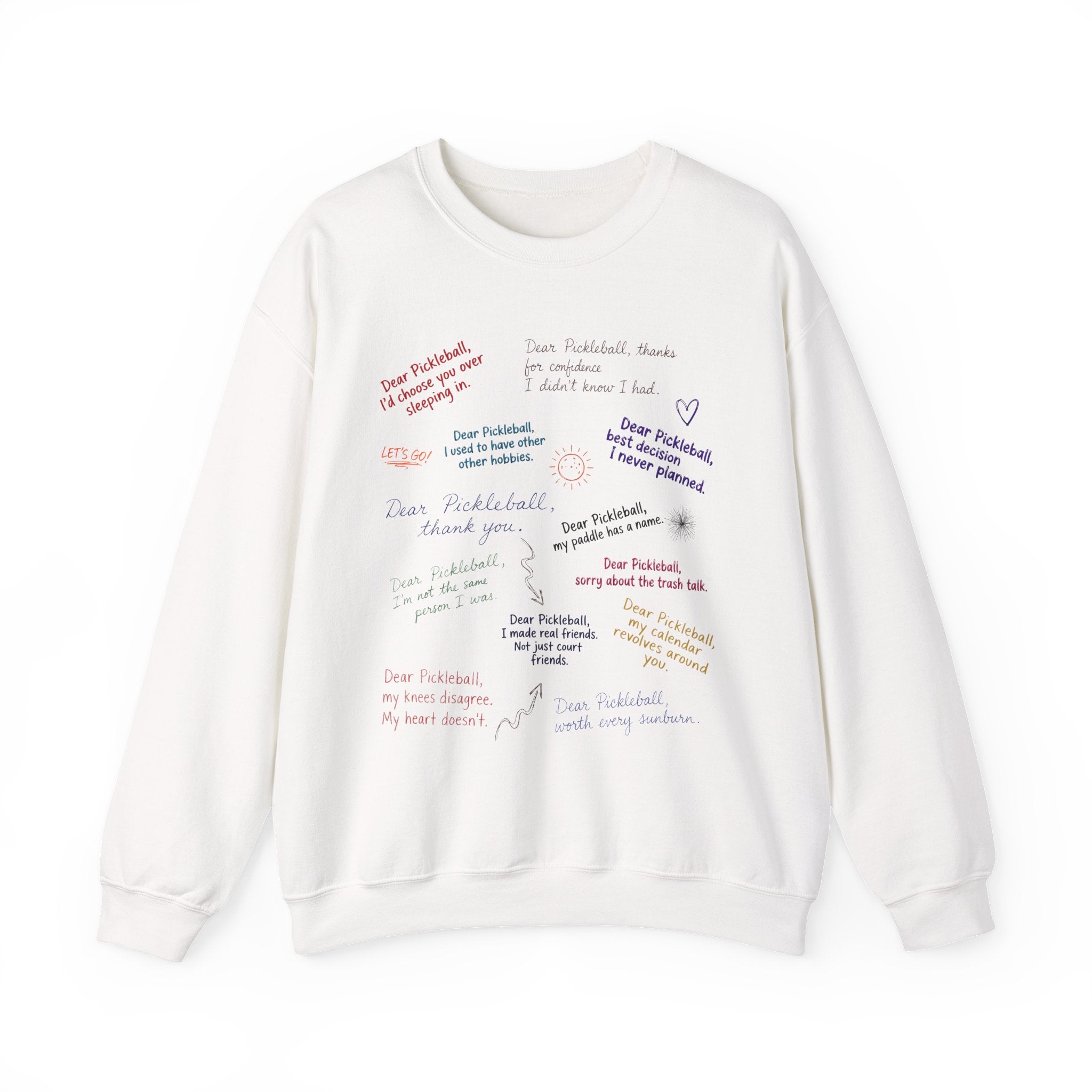 Crewneck Front/Back Love Notes Sweatshirt