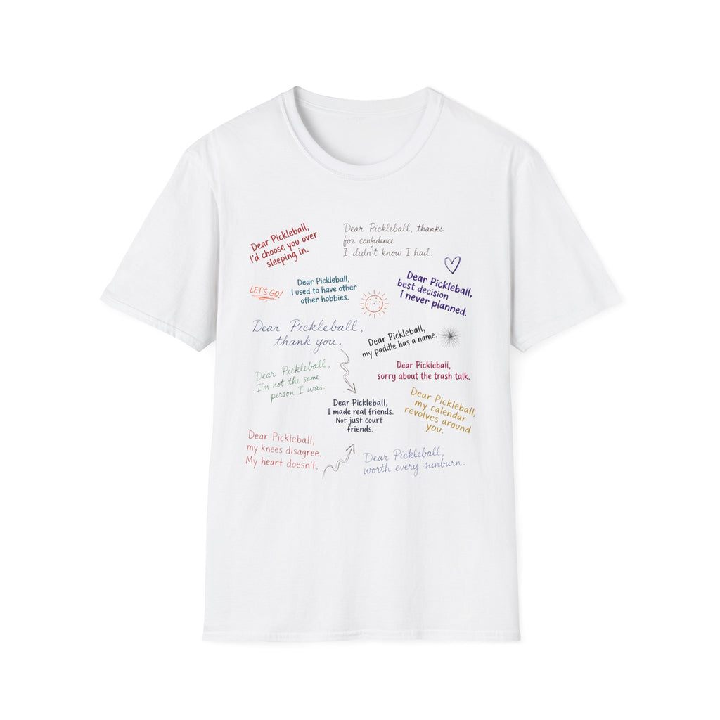 Dear Pickleball "Love Notes" T-Shirt