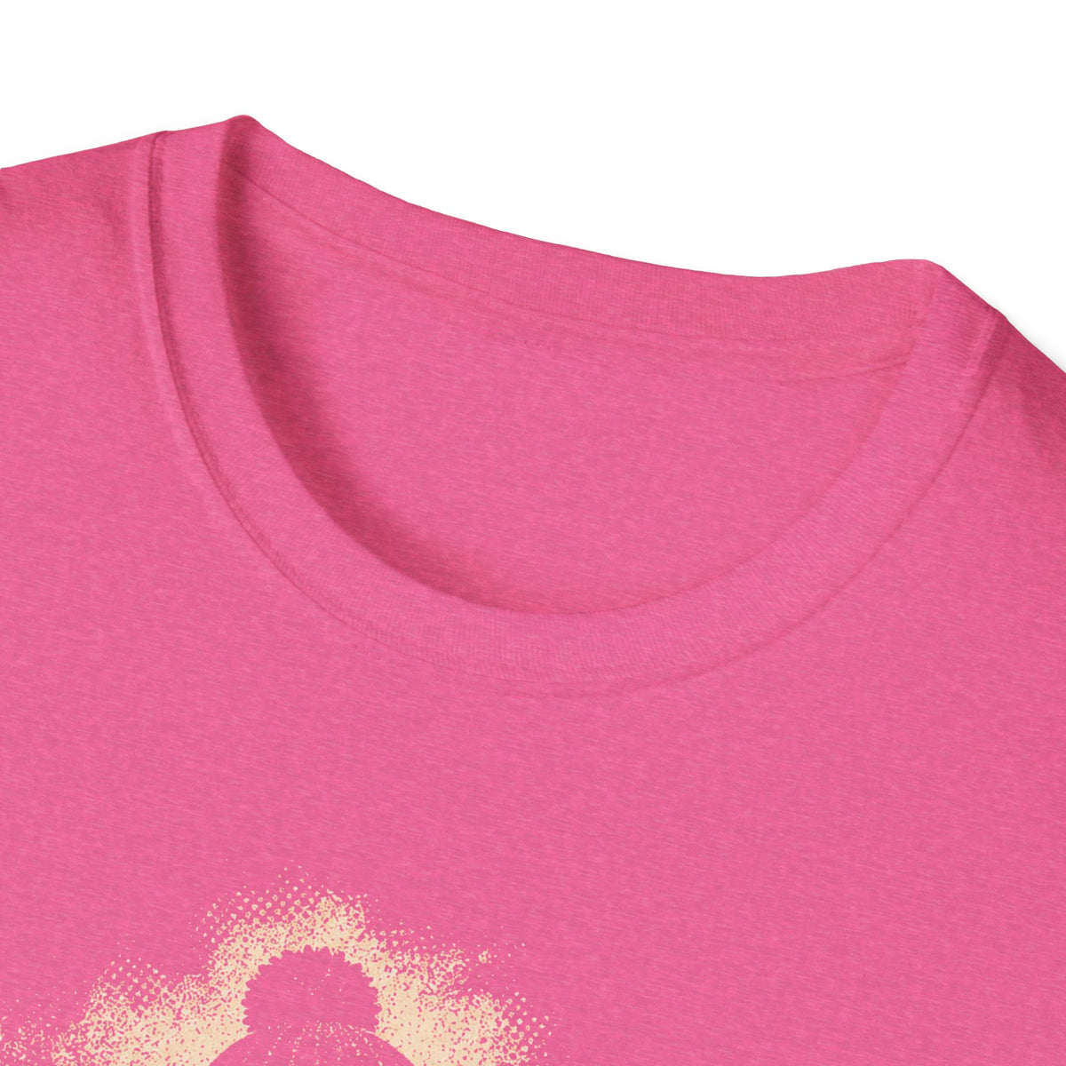 Snowman Silhouette T-Shirt — Vintage Cream Holiday Graphic