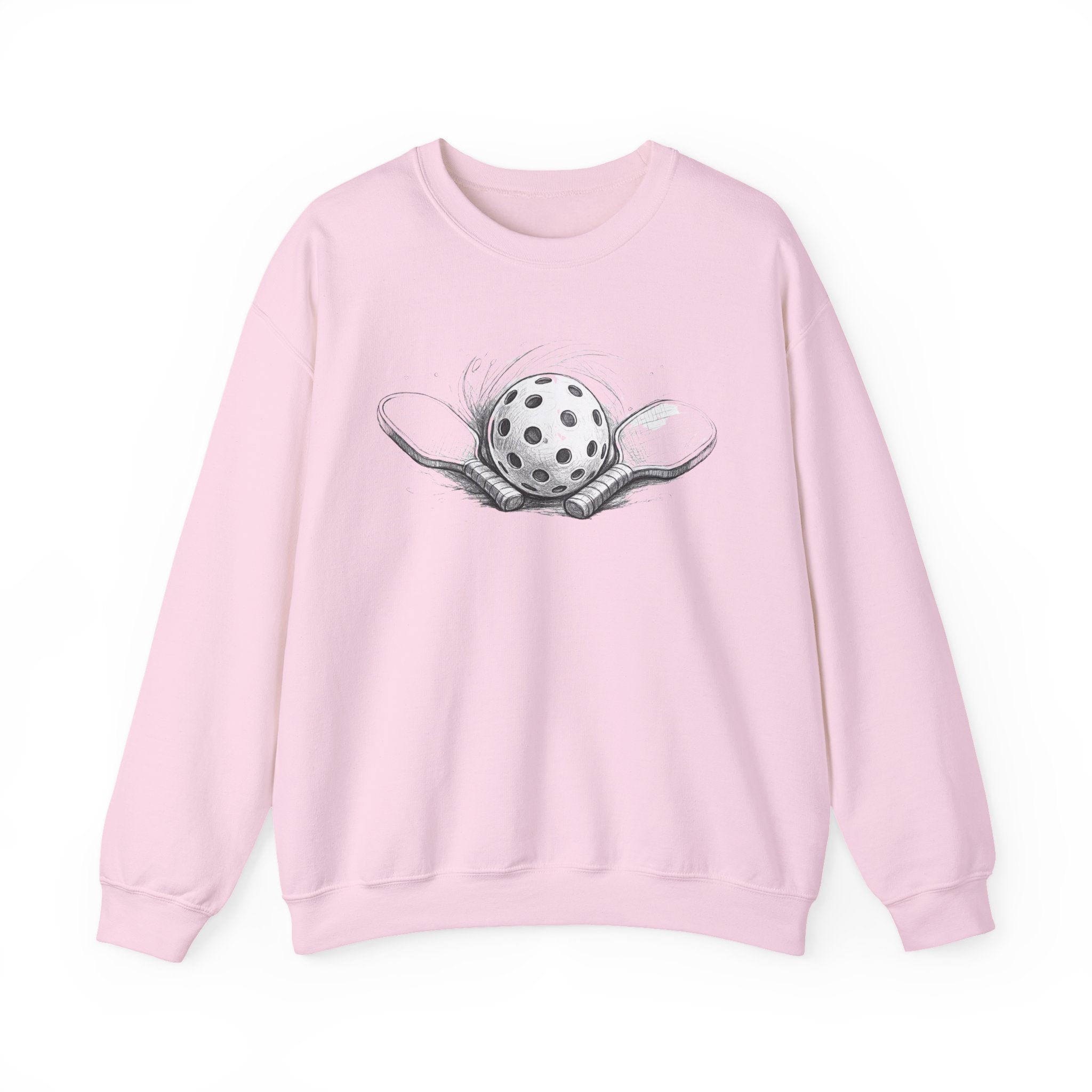 Crewneck Sweatshirt Sketch Paddle and Ball
