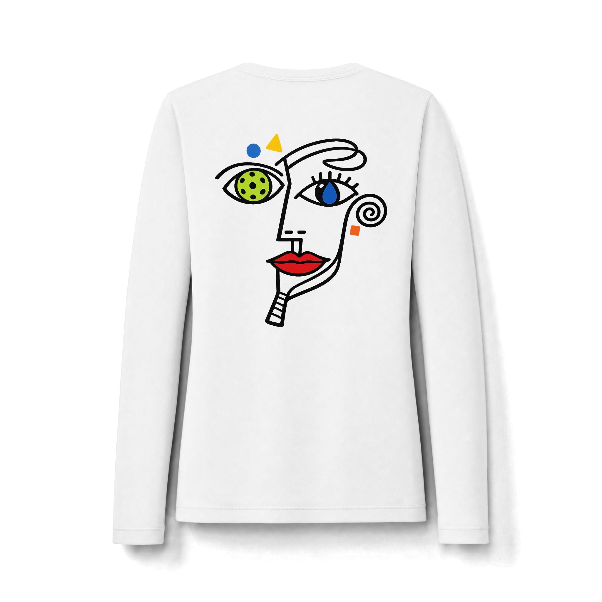 Performance Women's Long Sleeve "Abstract" Front/Back