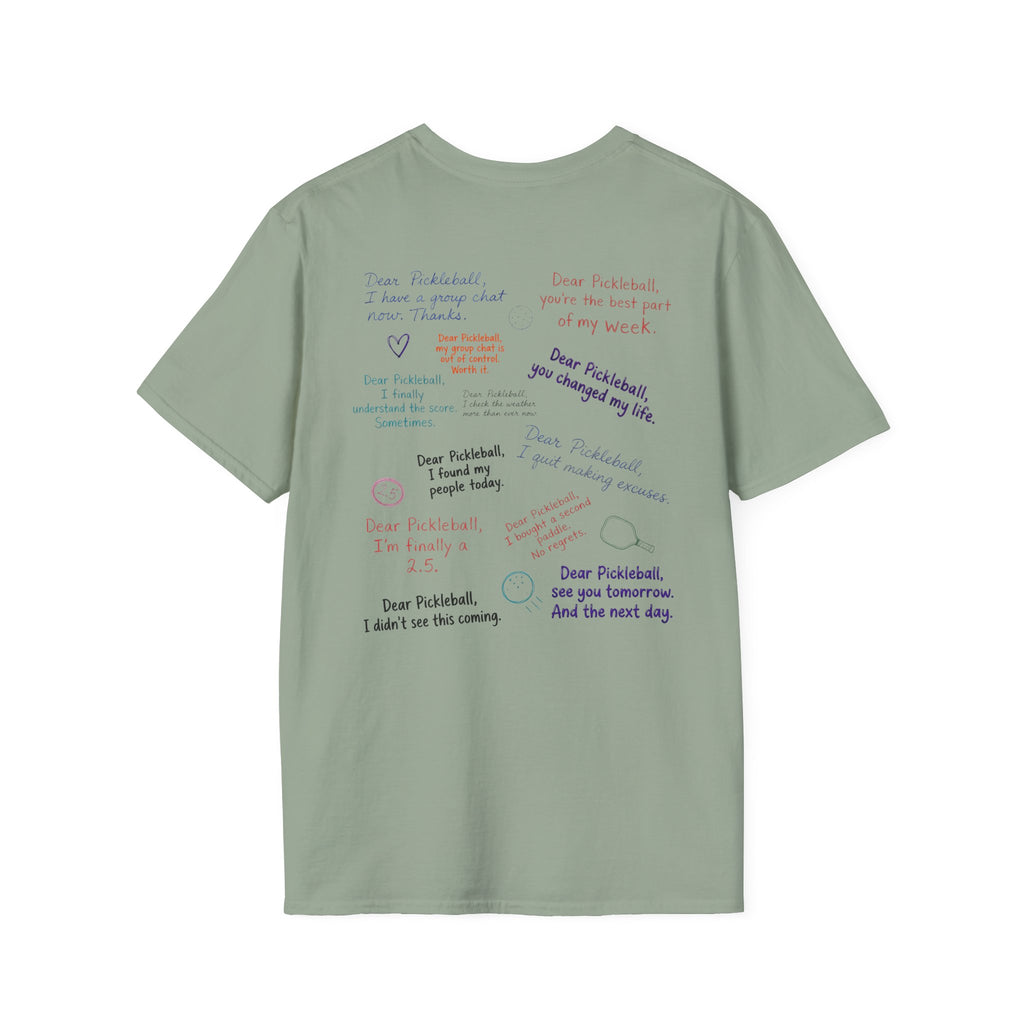 Dear Pickleball "Love Notes" T-Shirt