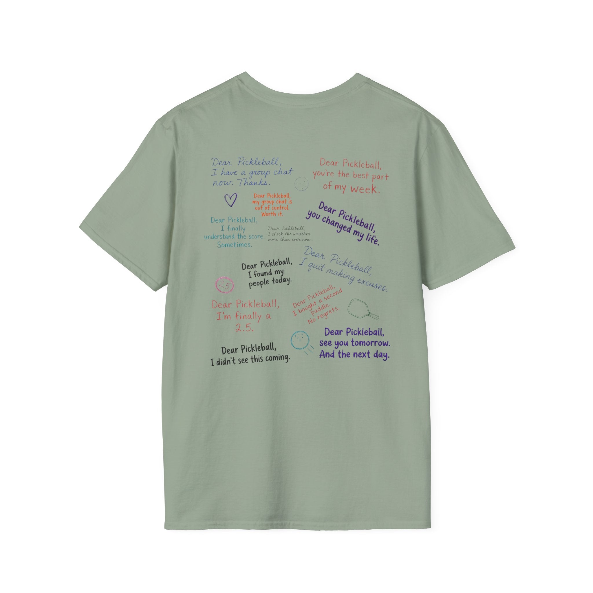 Dear Pickleball "Love Notes" T-Shirt