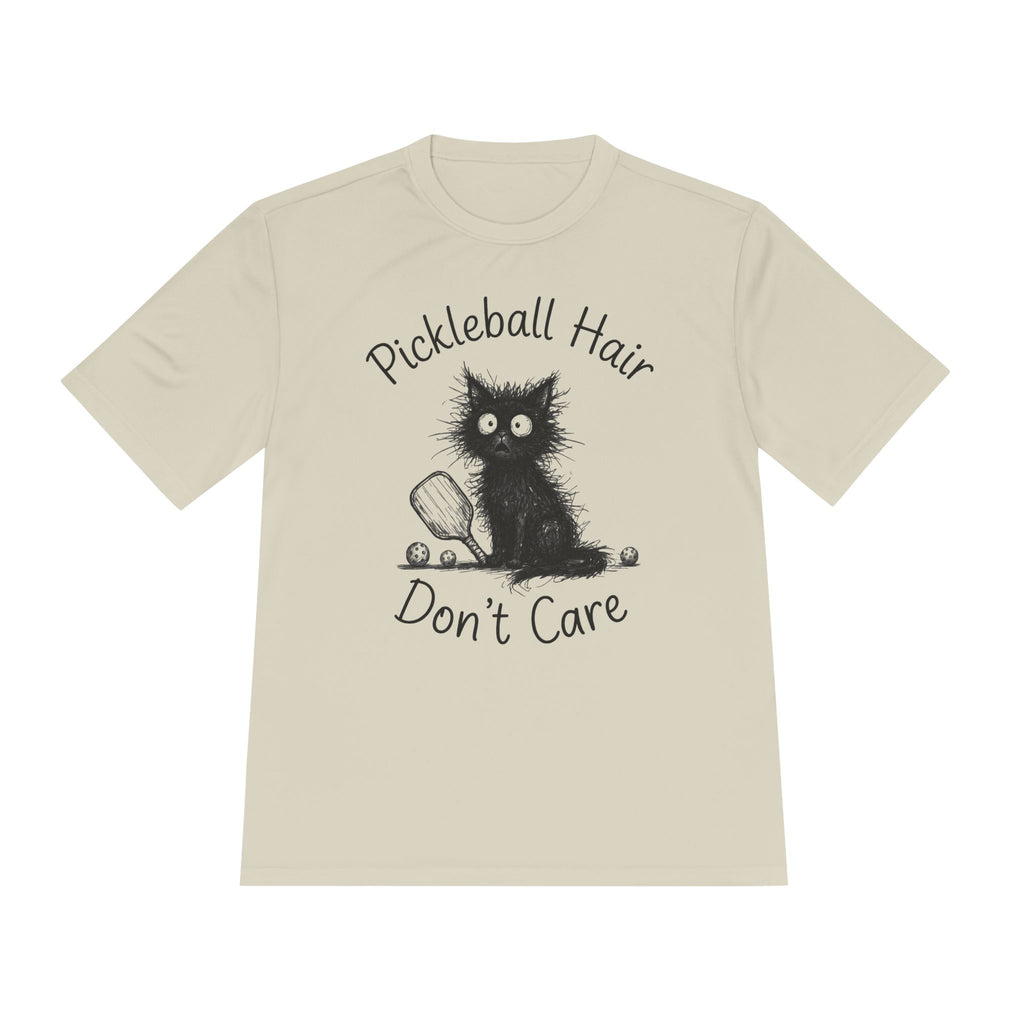 Performance T-Shirt "Hair Don't Care Cat"