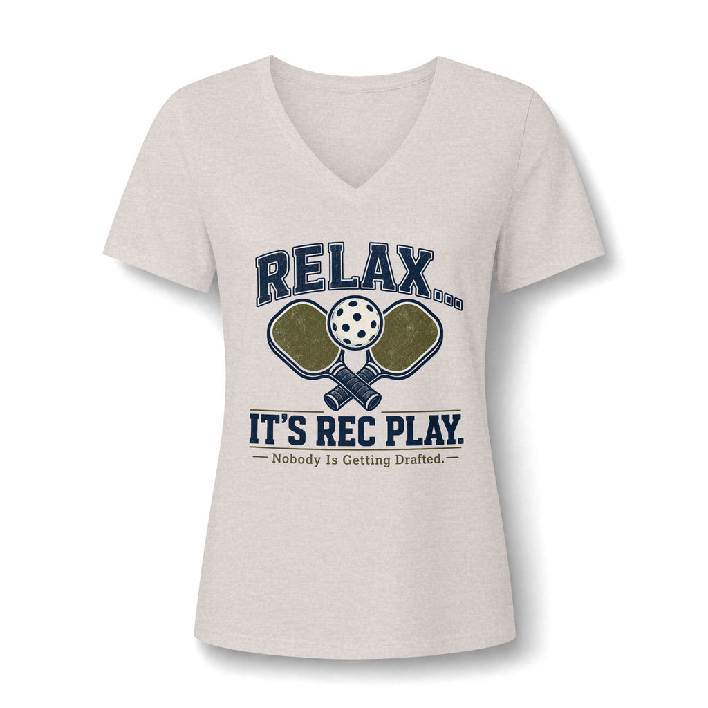 Relax Rec Play WOMANS FIT V-Neck T-Shirt