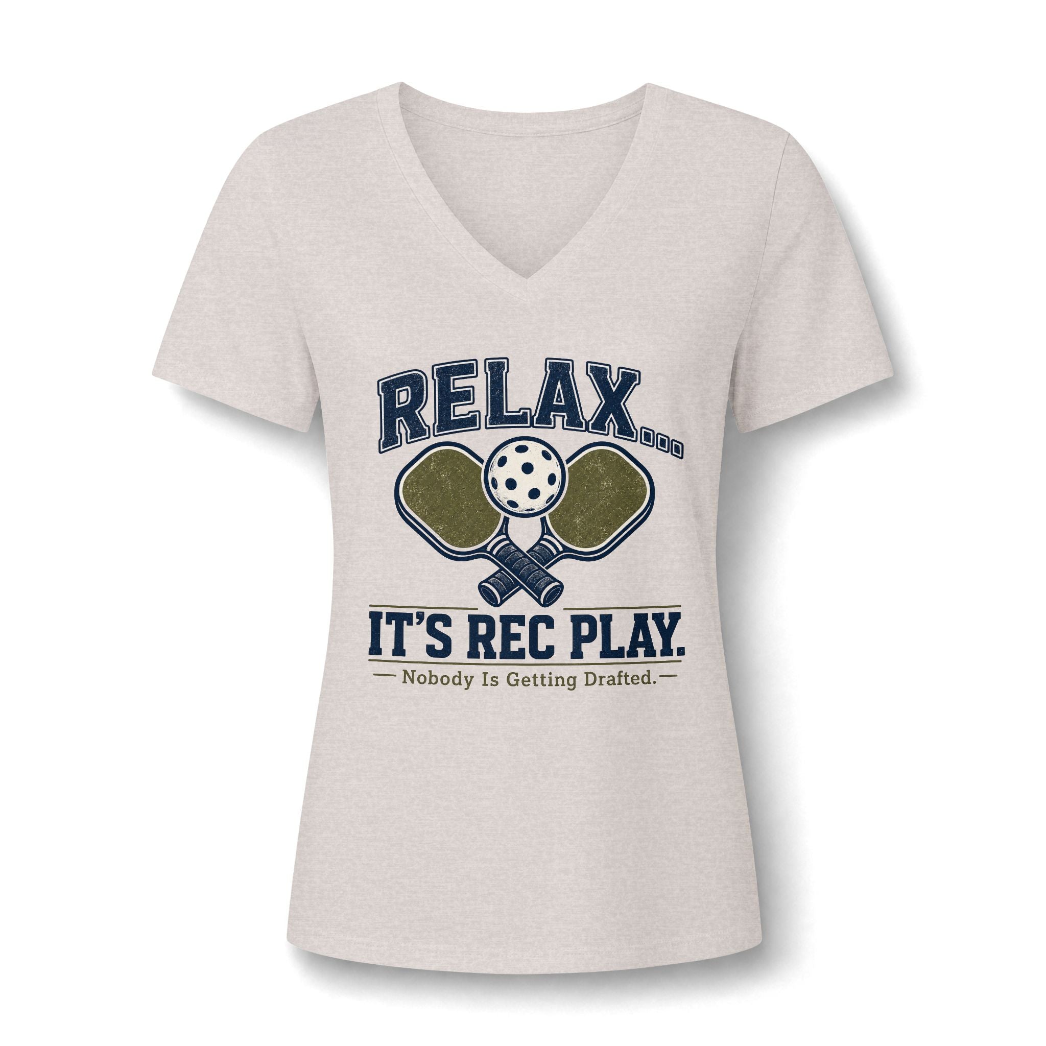 Relax Rec Play WOMANS FIT V-Neck T-Shirt