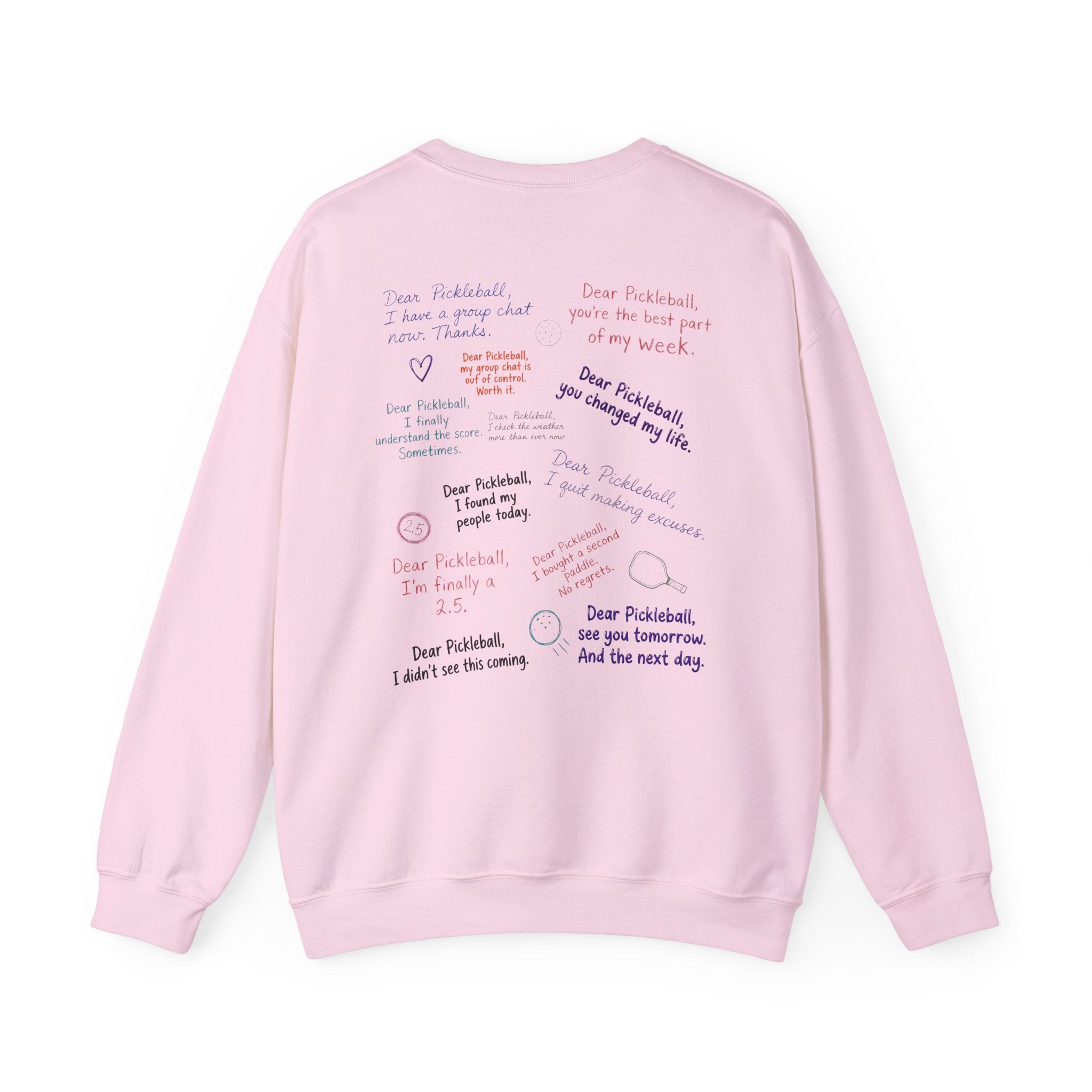 Crewneck Front/Back Love Notes Sweatshirt