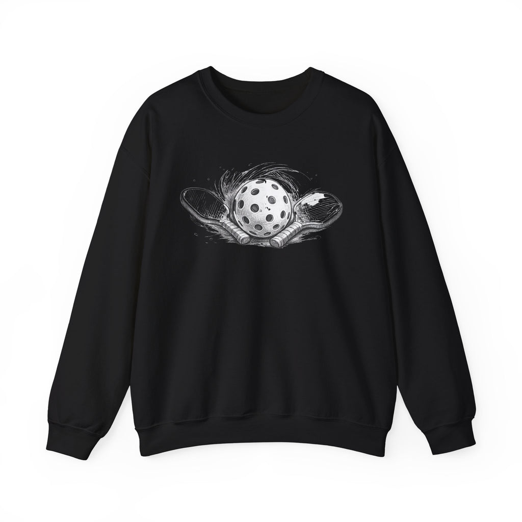 Crewneck Sweatshirt Sketch Paddle and Ball