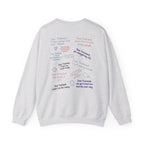 Crewneck Front/Back Love Notes Sweatshirt