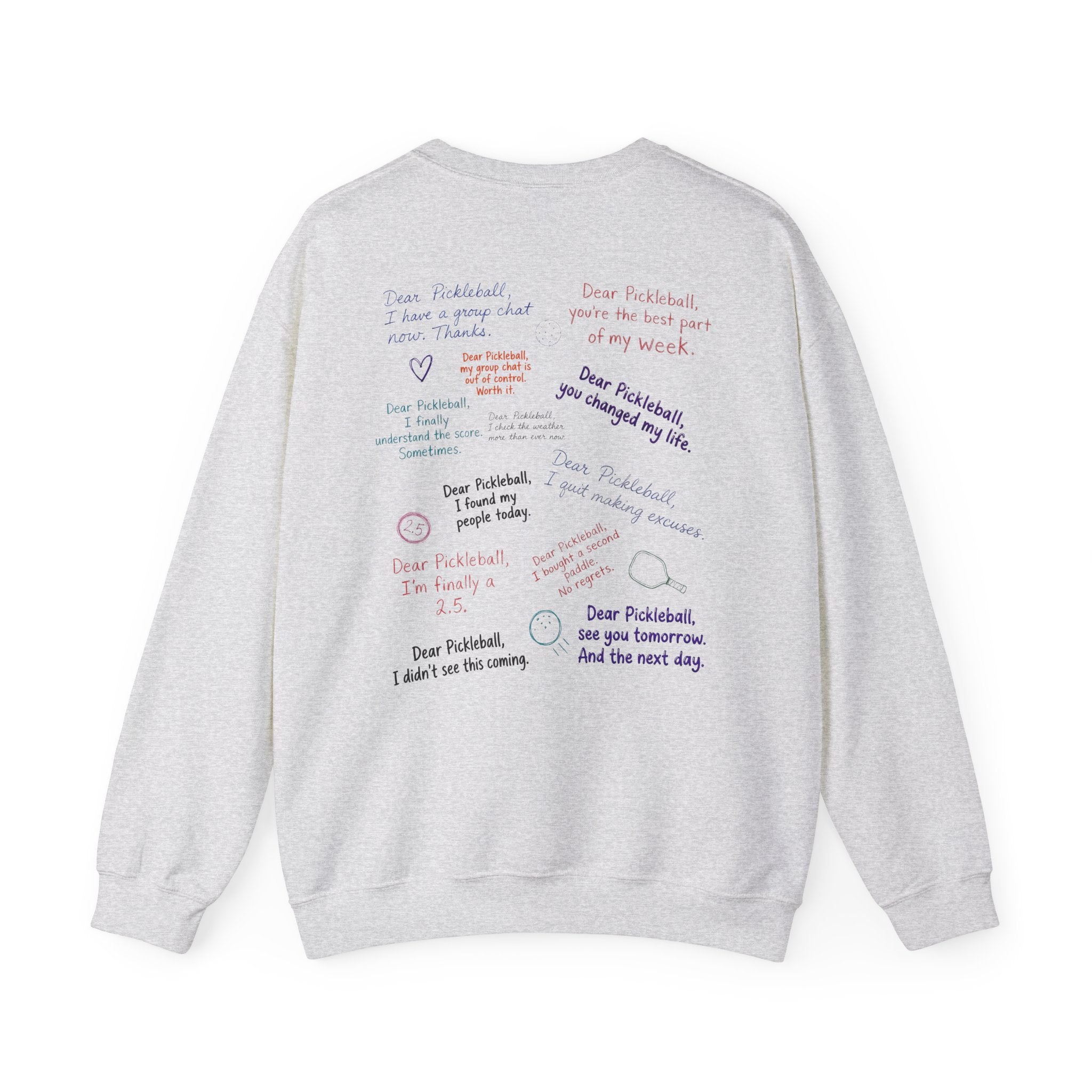 Crewneck Front/Back Love Notes Sweatshirt