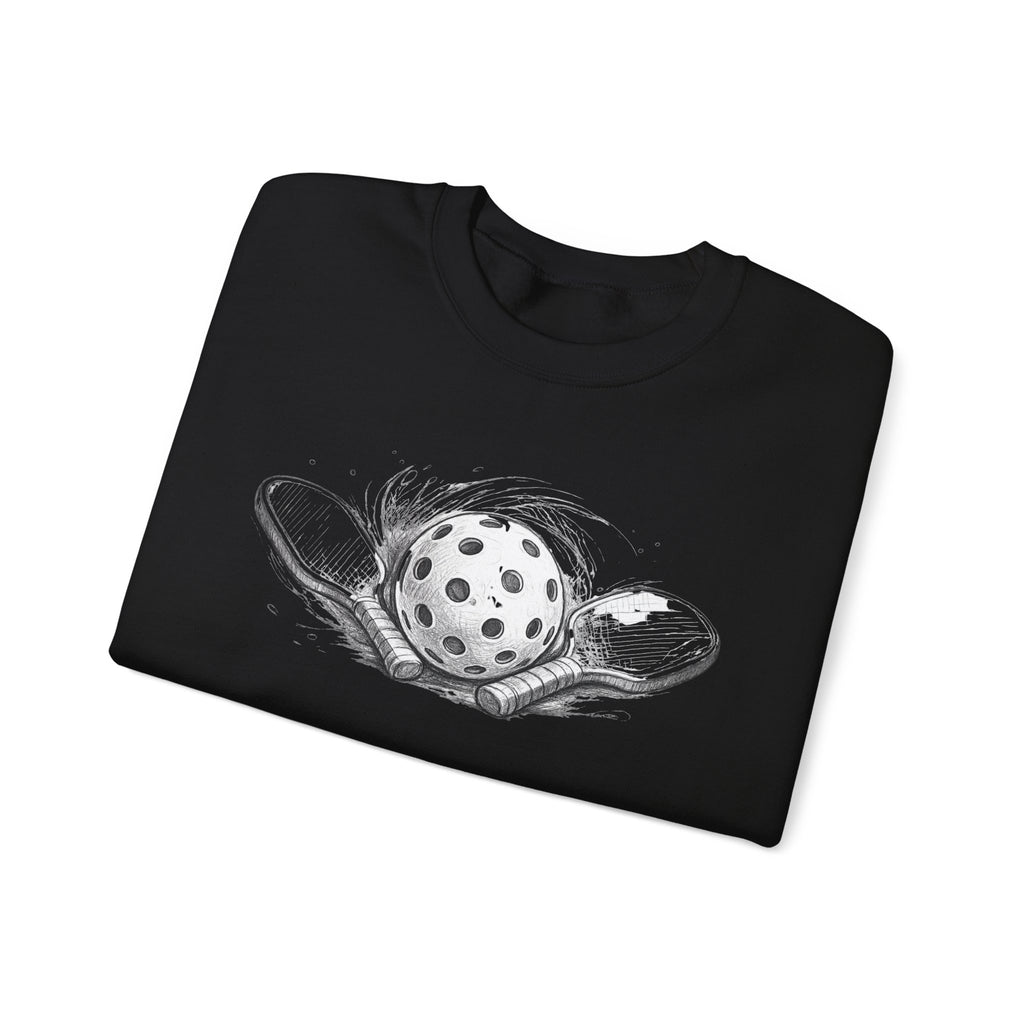 Crewneck Sweatshirt Sketch Paddle and Ball