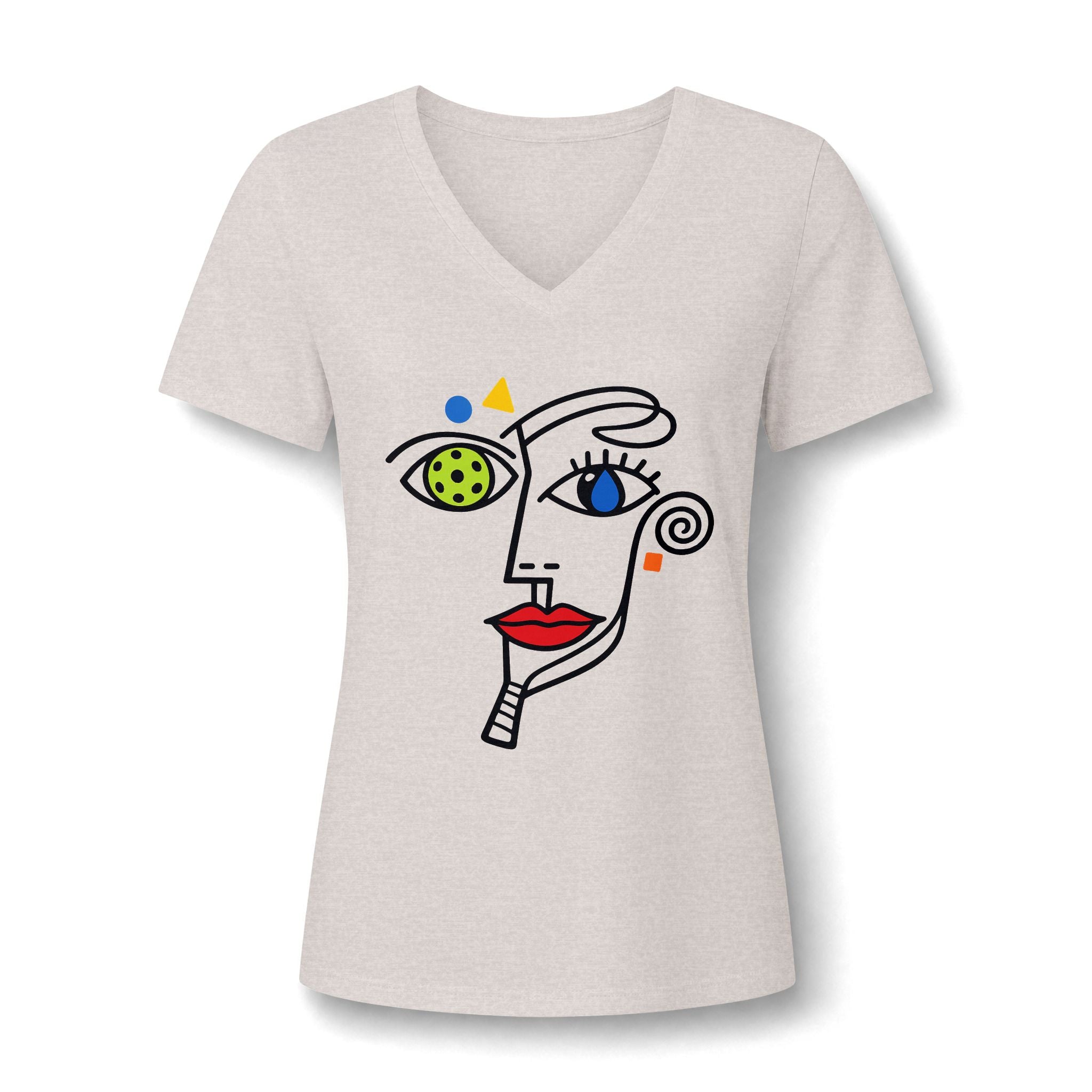 Abstract Identity WOMANS FIT V-Neck T-Shirt