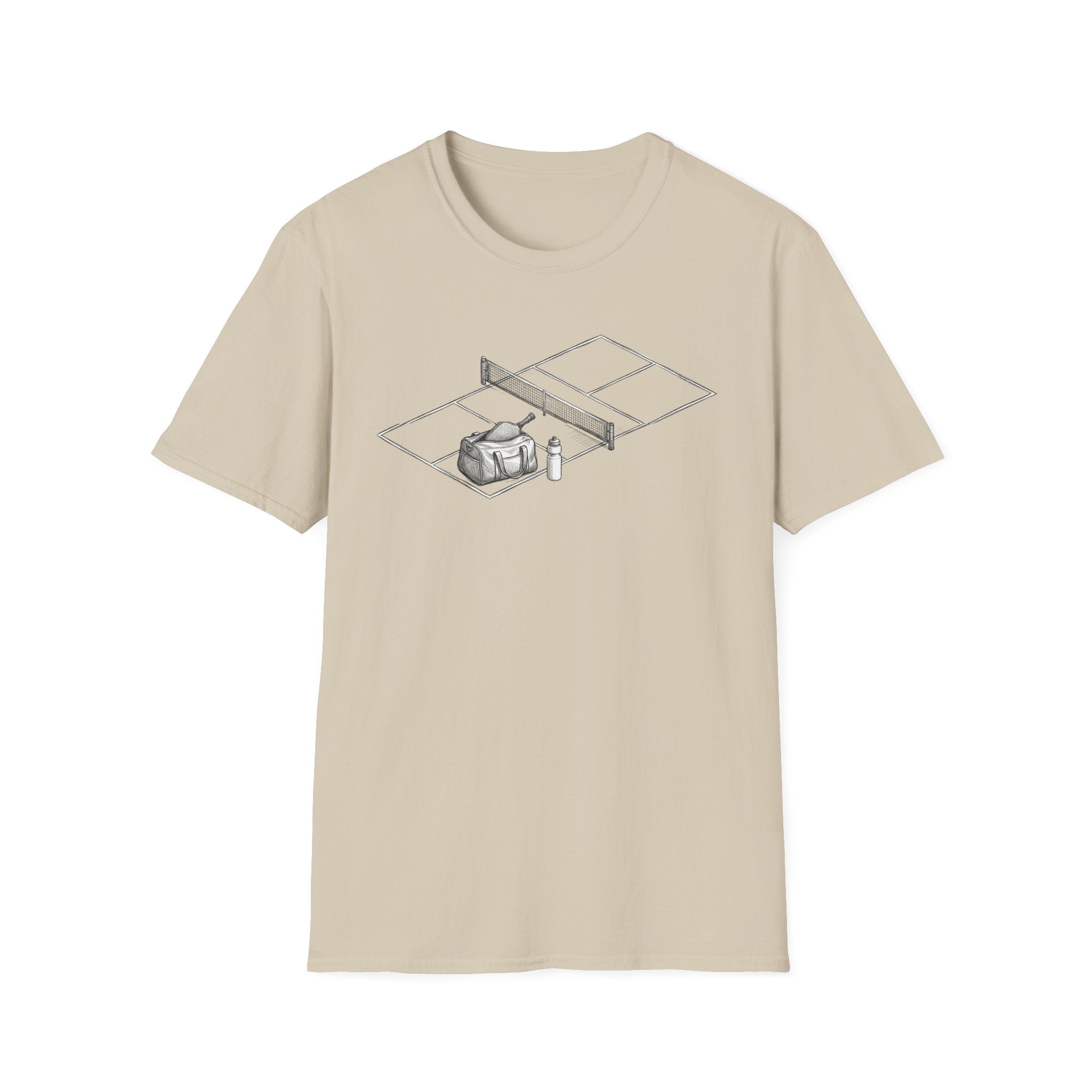 Sketch Gym Bag & Pickleball Court T-Shirt