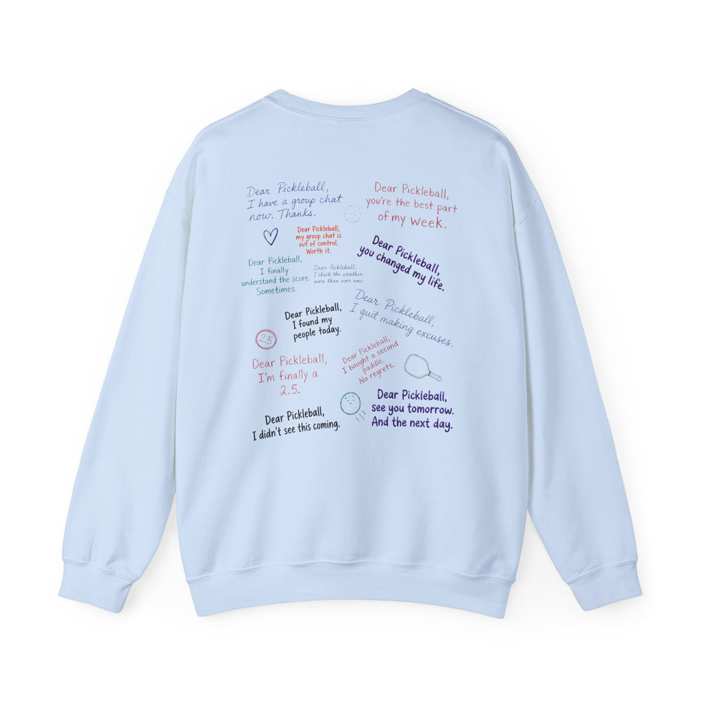 Crewneck Front/Back Love Notes Sweatshirt