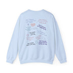Crewneck Front/Back Love Notes Sweatshirt
