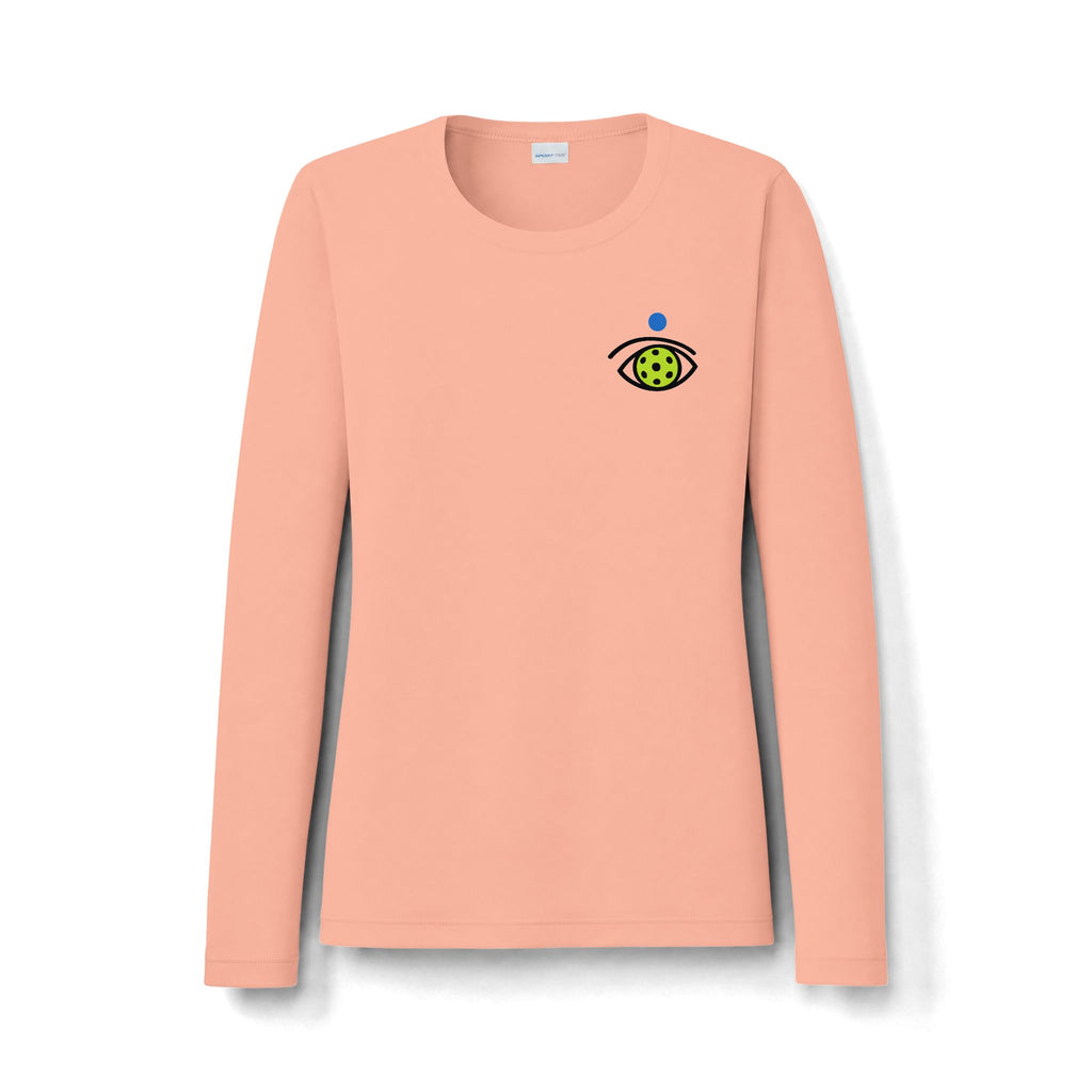 Performance Women's Long Sleeve "Abstract" Front/Back