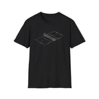 Sketch Pickleball Court T-Shirt