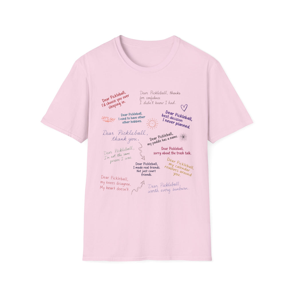 Dear Pickleball "Love Notes" T-Shirt