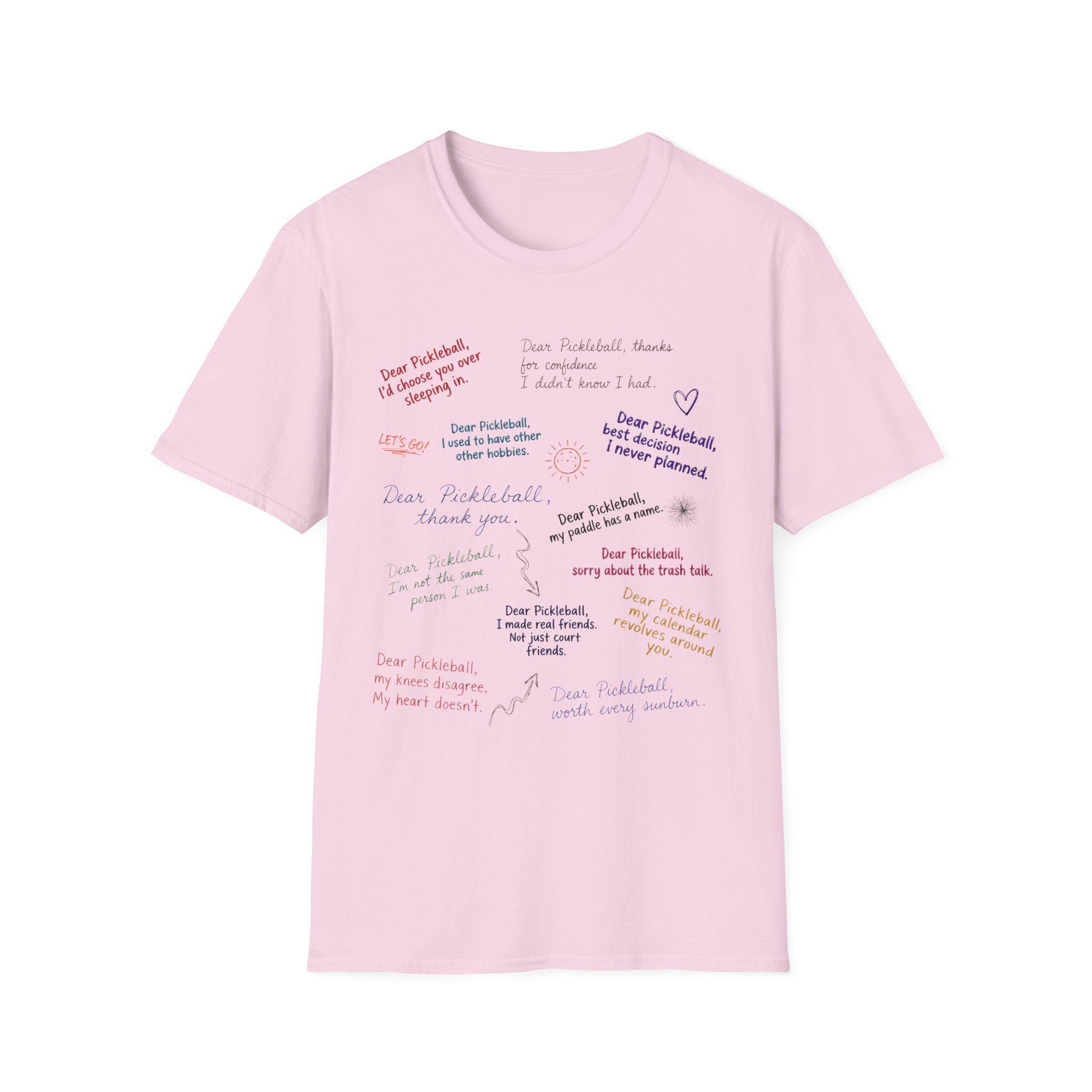 Dear Pickleball "Love Notes" T-Shirt