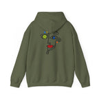 Hoodie Front/Back Abstract