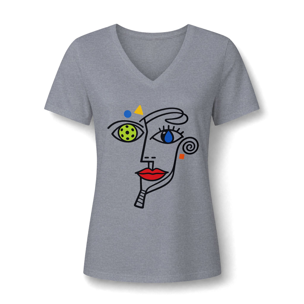 Abstract Identity WOMANS FIT V-Neck T-Shirt