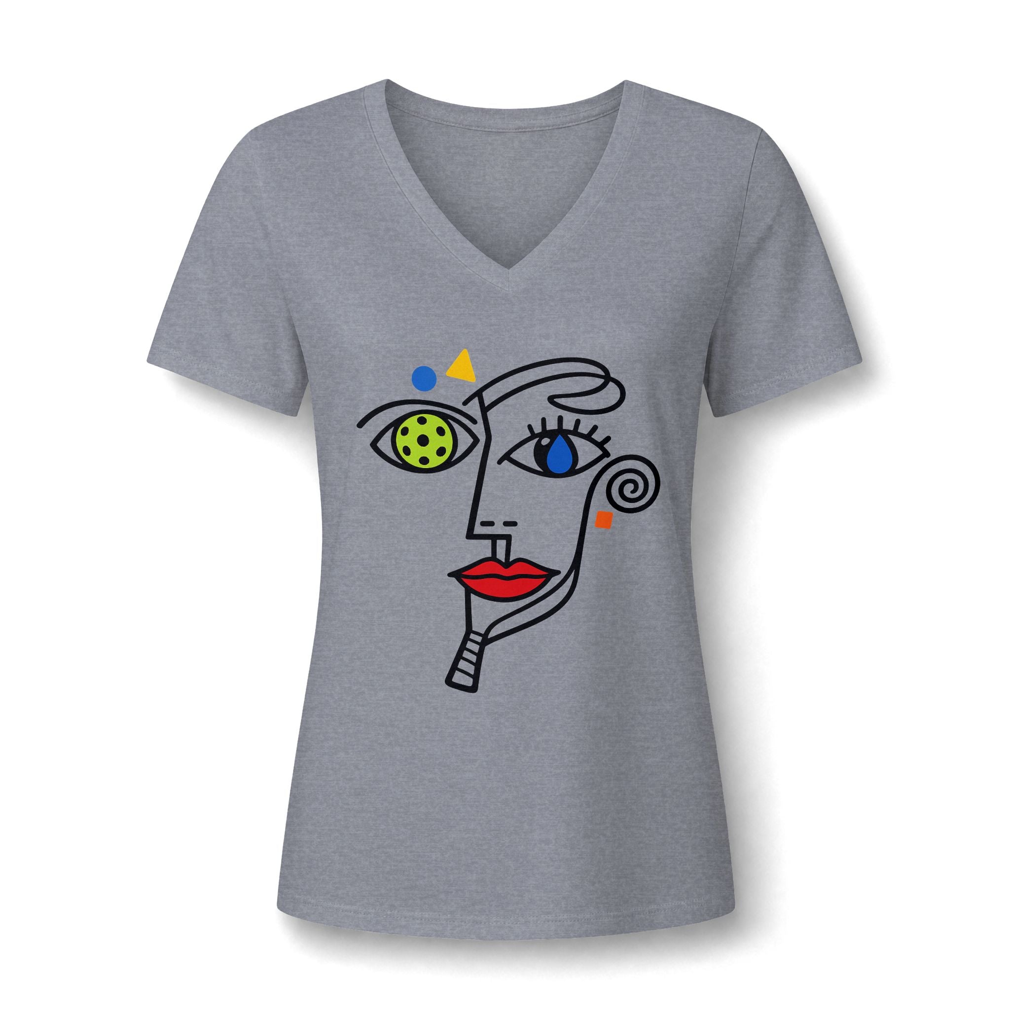 Abstract Identity WOMANS FIT V-Neck T-Shirt