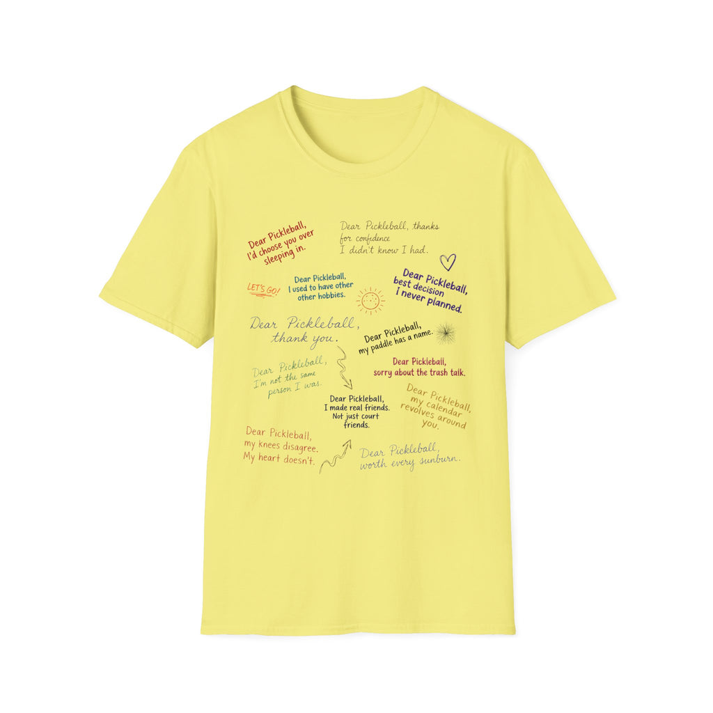 Dear Pickleball "Love Notes" T-Shirt