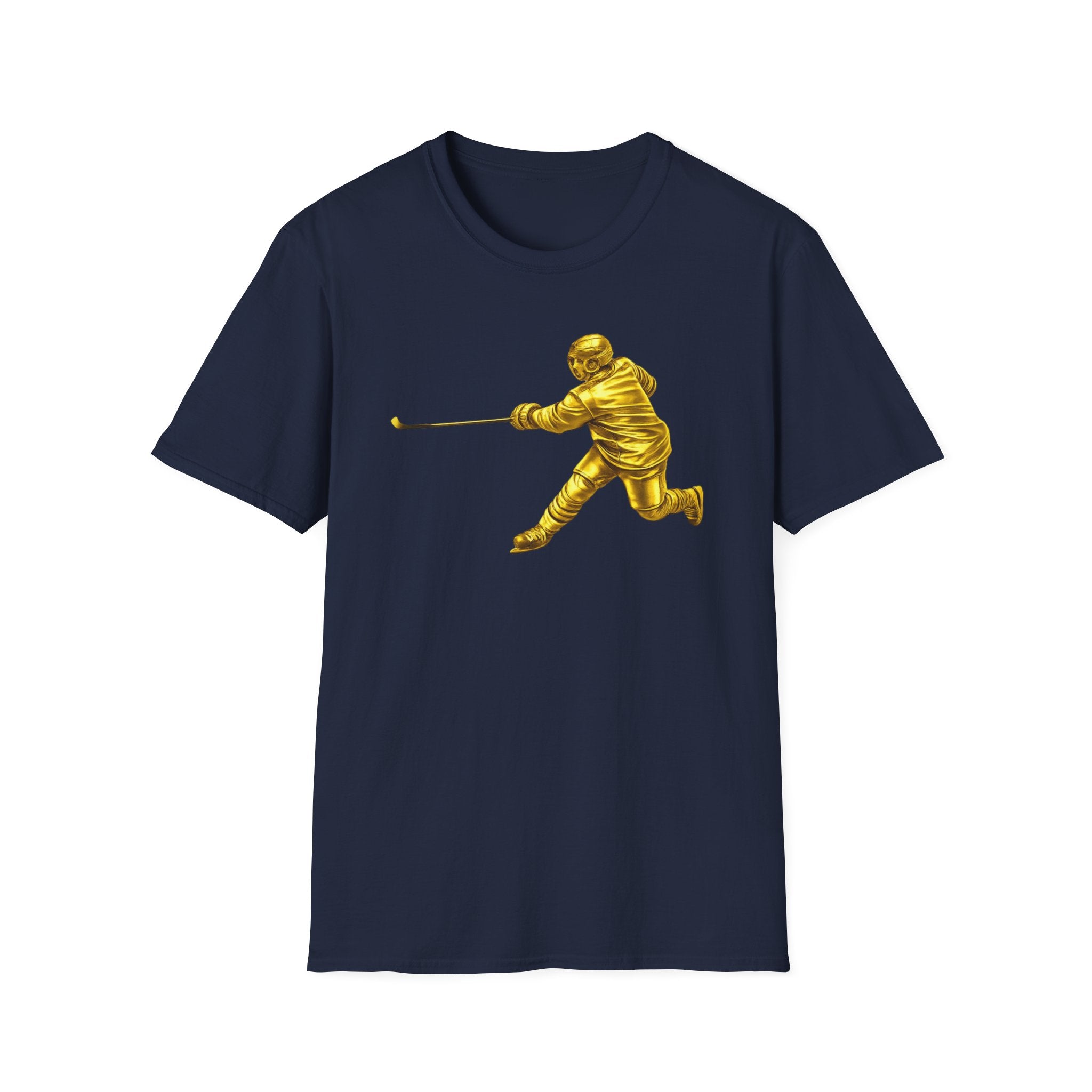 Gold Hockey Player T-Shirt