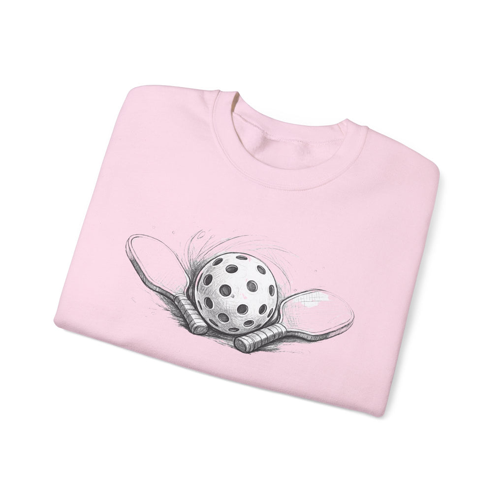 Crewneck Sweatshirt Sketch Paddle and Ball