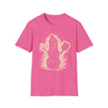 Snowman Silhouette T-Shirt — Vintage Cream Holiday Graphic