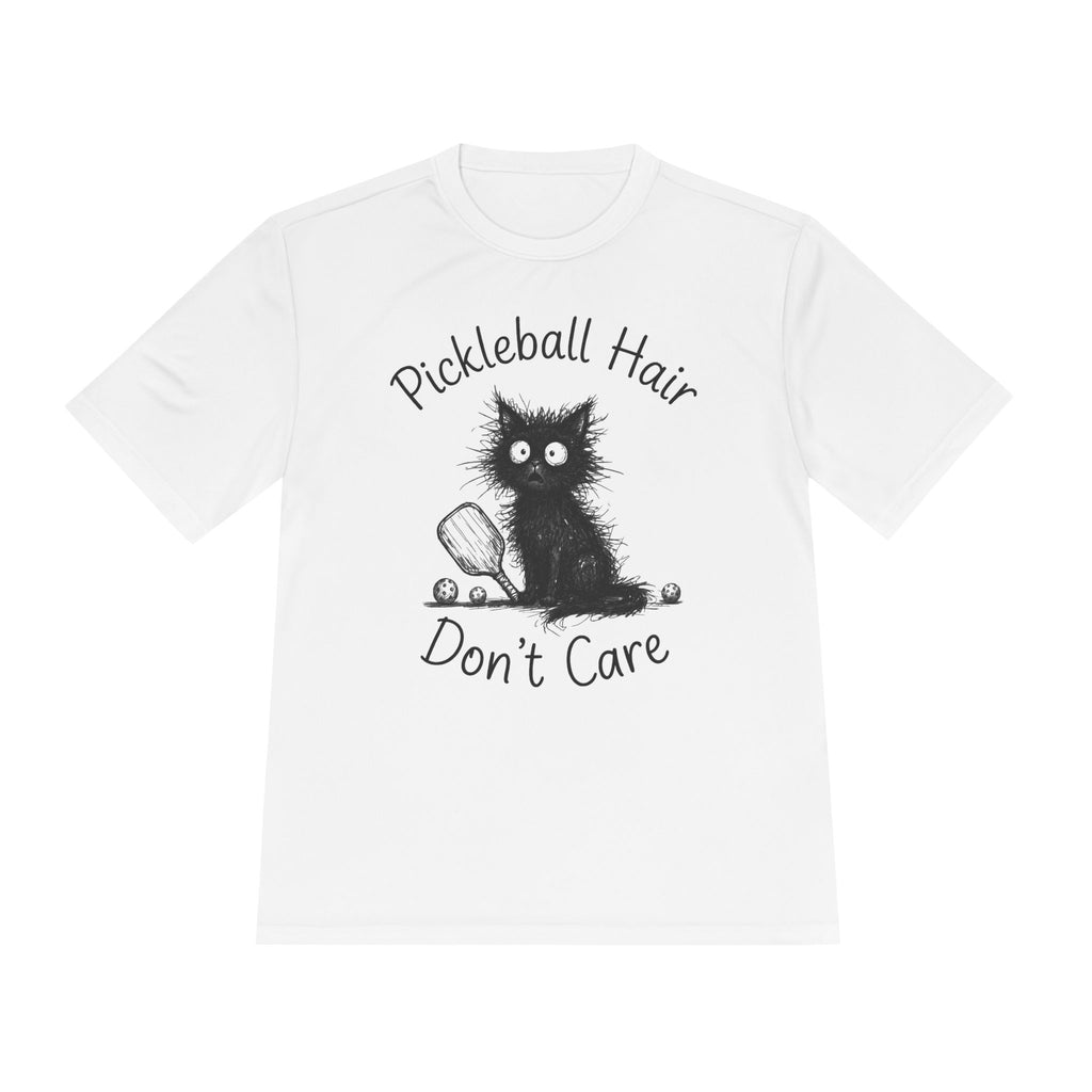 Performance T-Shirt "Hair Don't Care Cat"