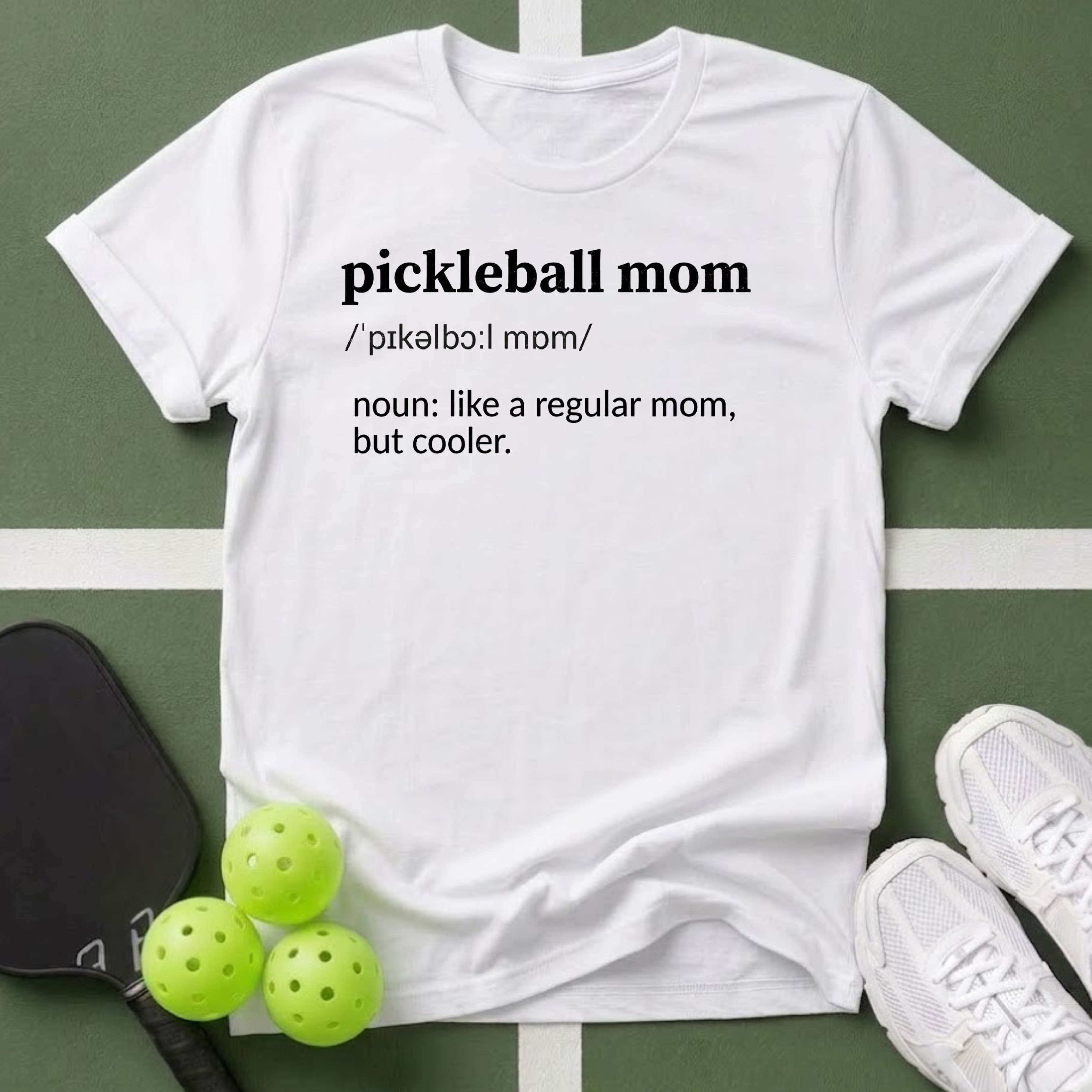 Pickleball Mom Definition T-Shirt