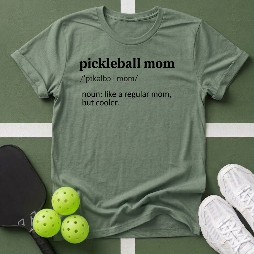 Pickleball Mom Definition T-Shirt
