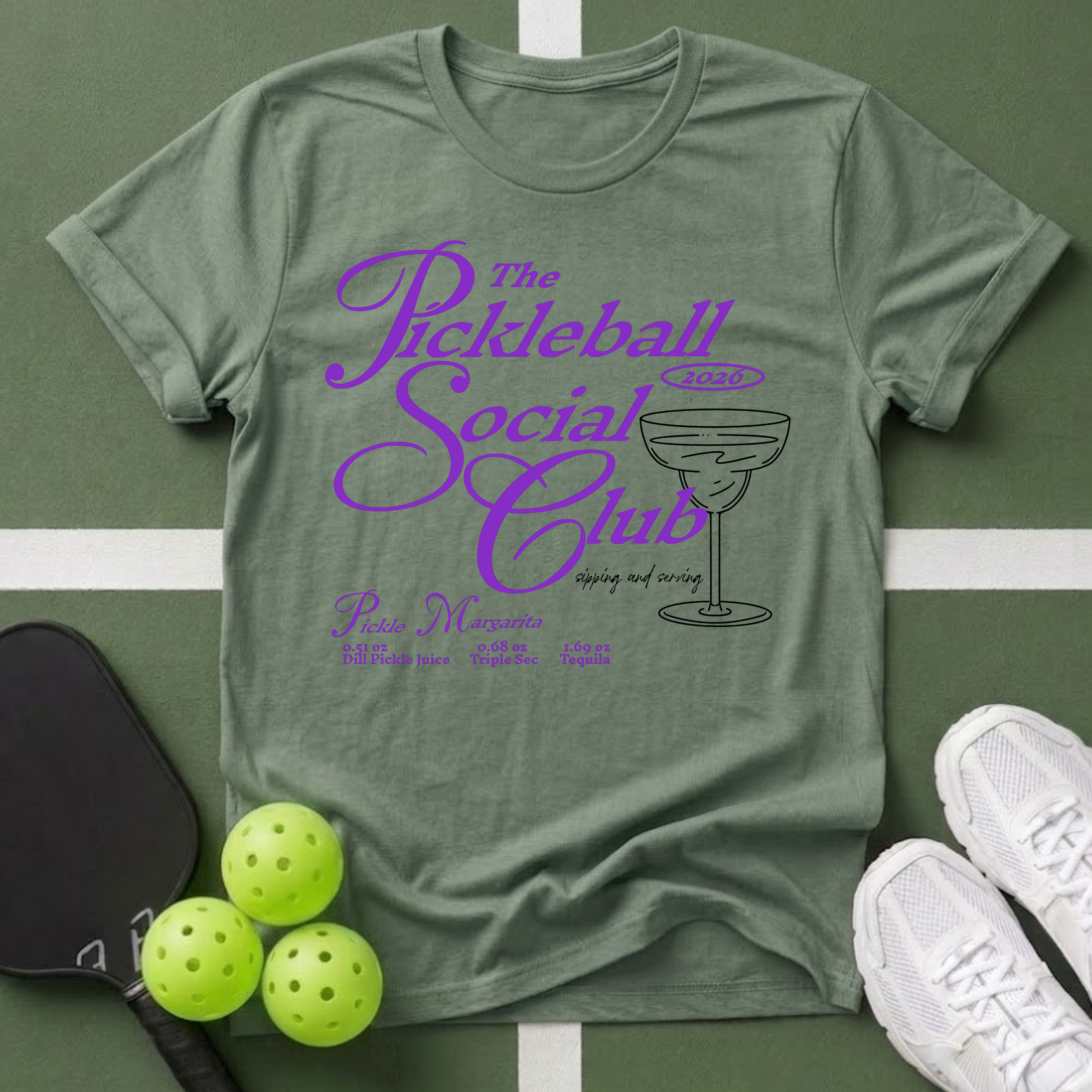 Pickleball Social Club T-Shirt