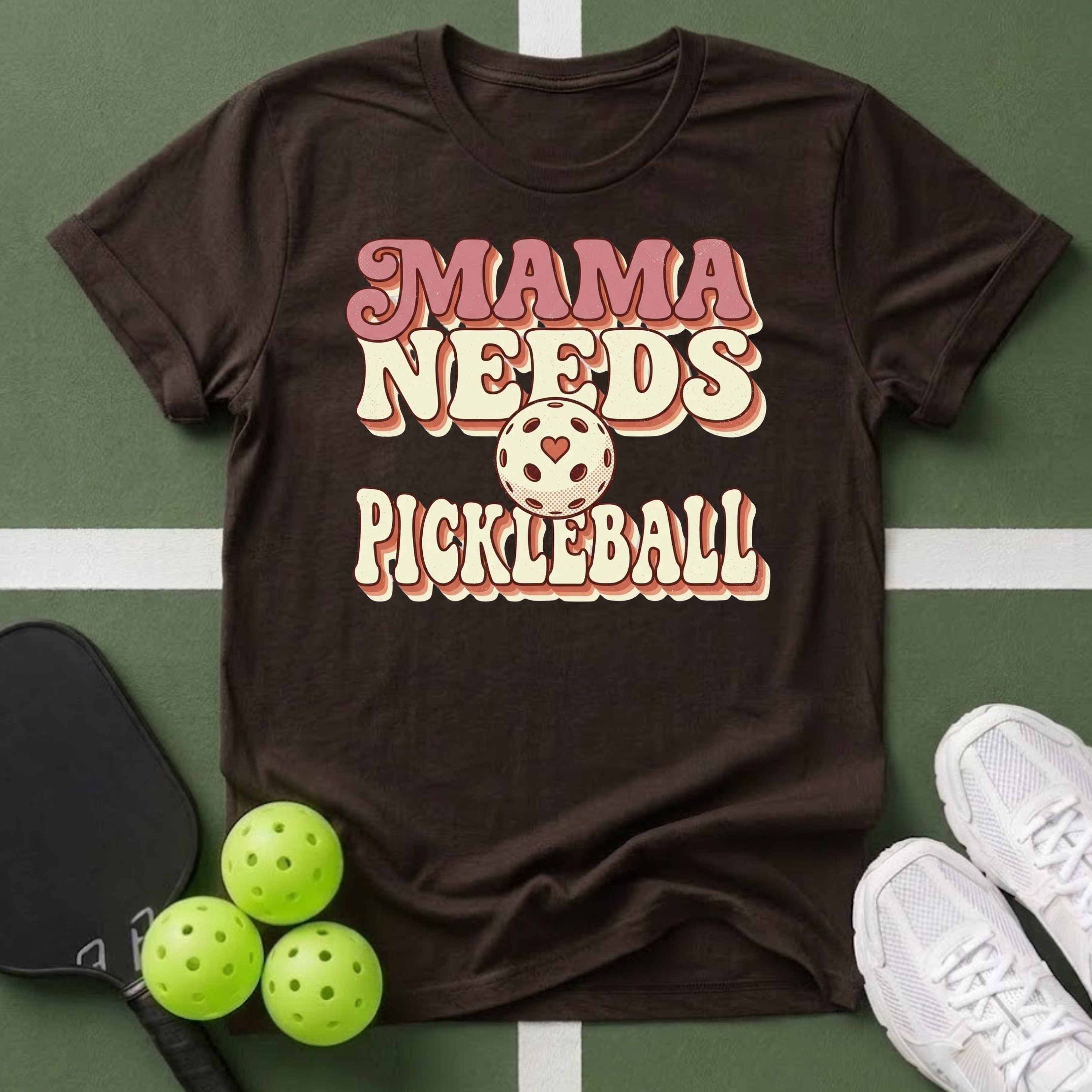 Mama Needs Pickleball T-Shirt