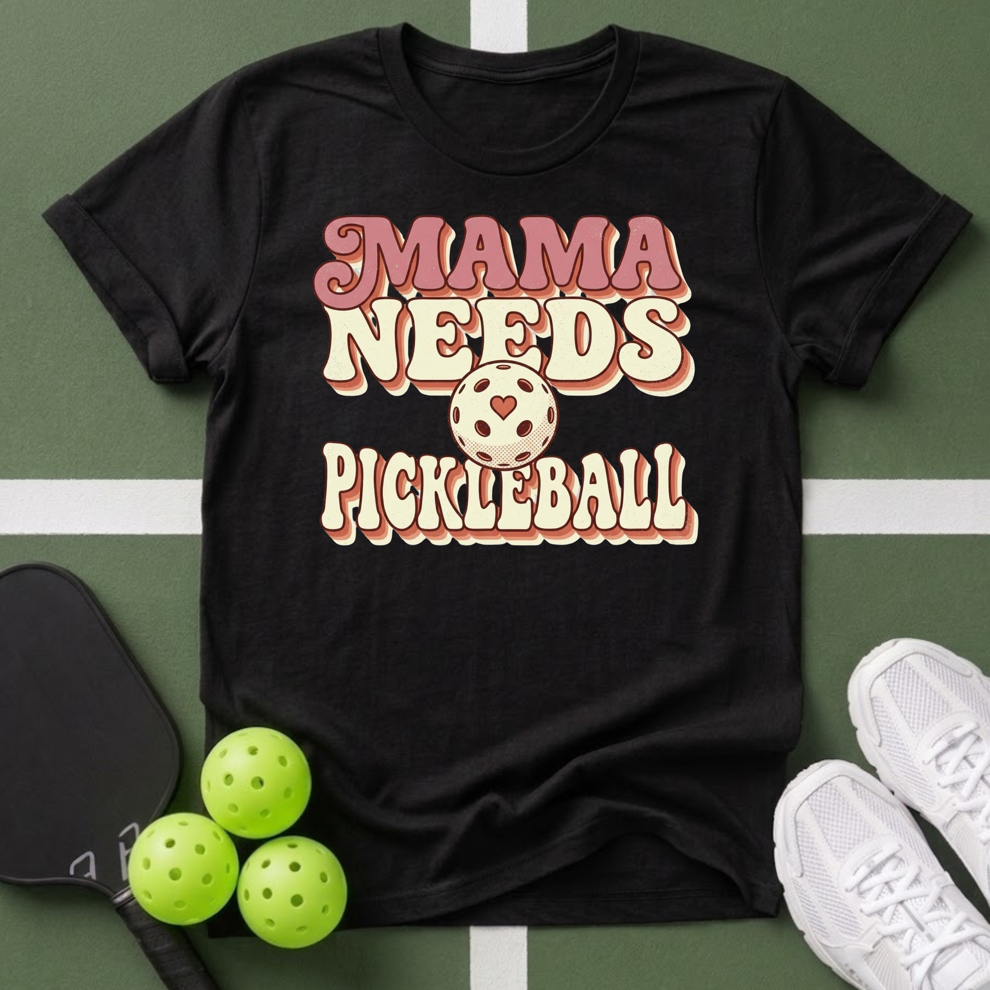 Mama Needs Pickleball T-Shirt