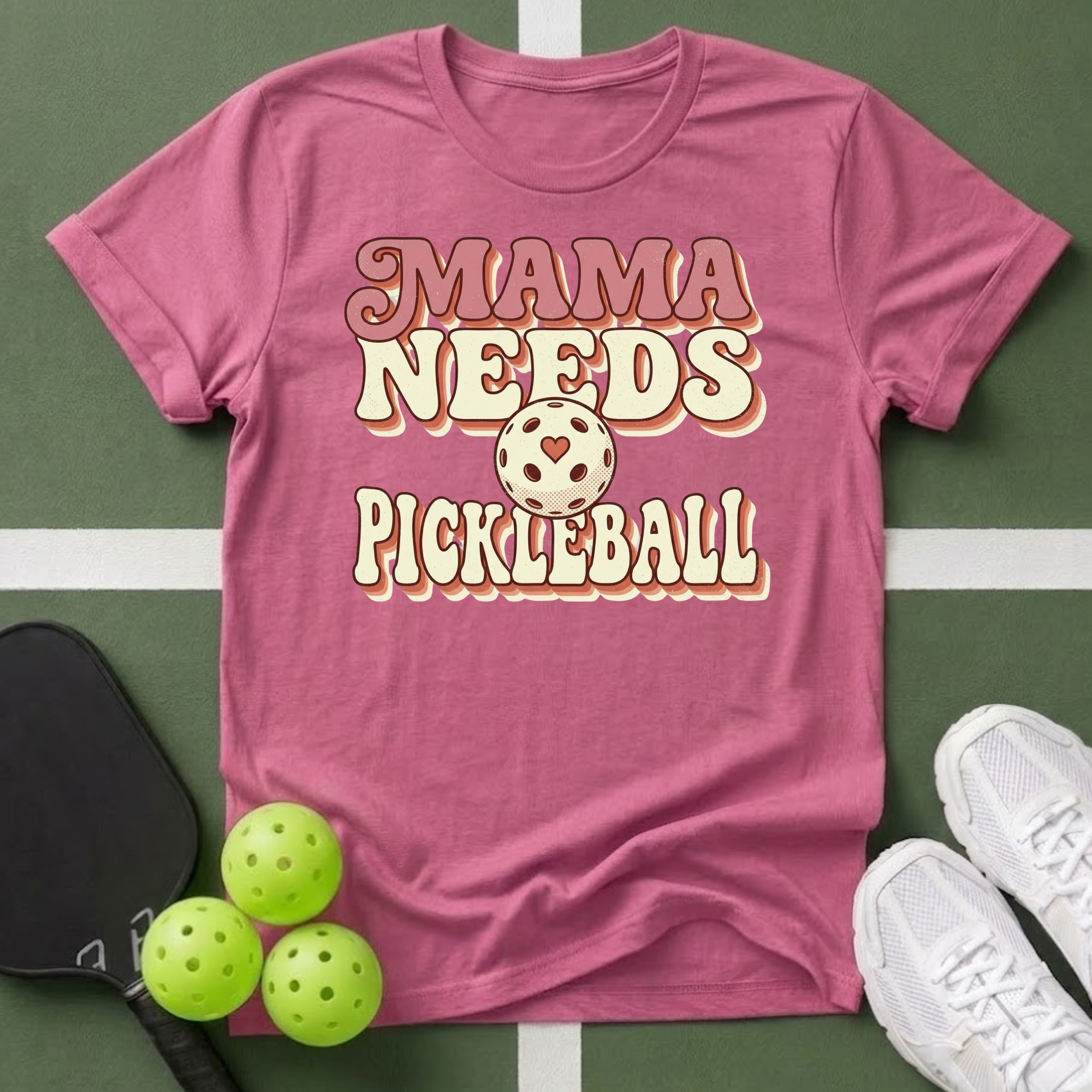 Mama Needs Pickleball T-Shirt