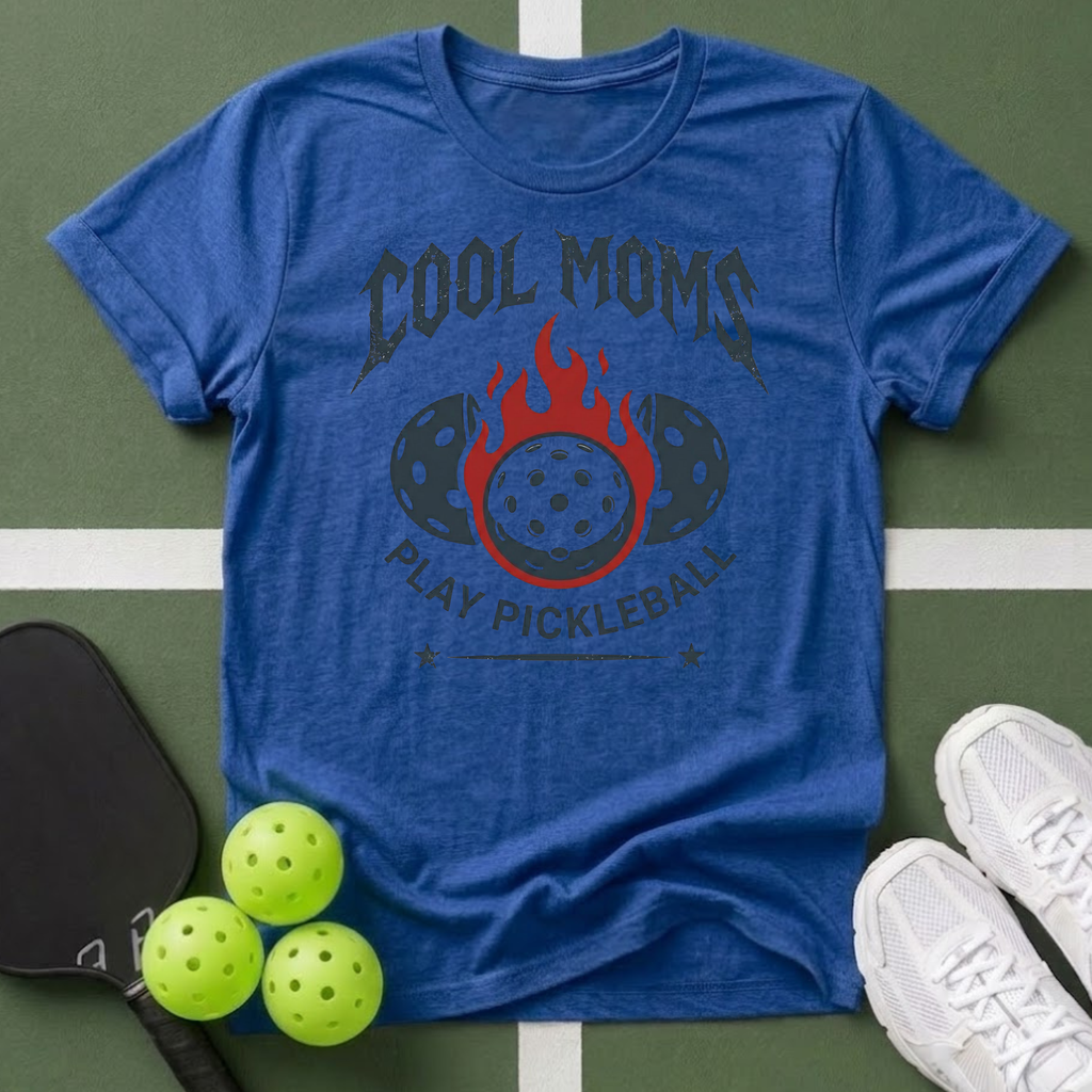 Cool Moms Play Pickleball T shirt