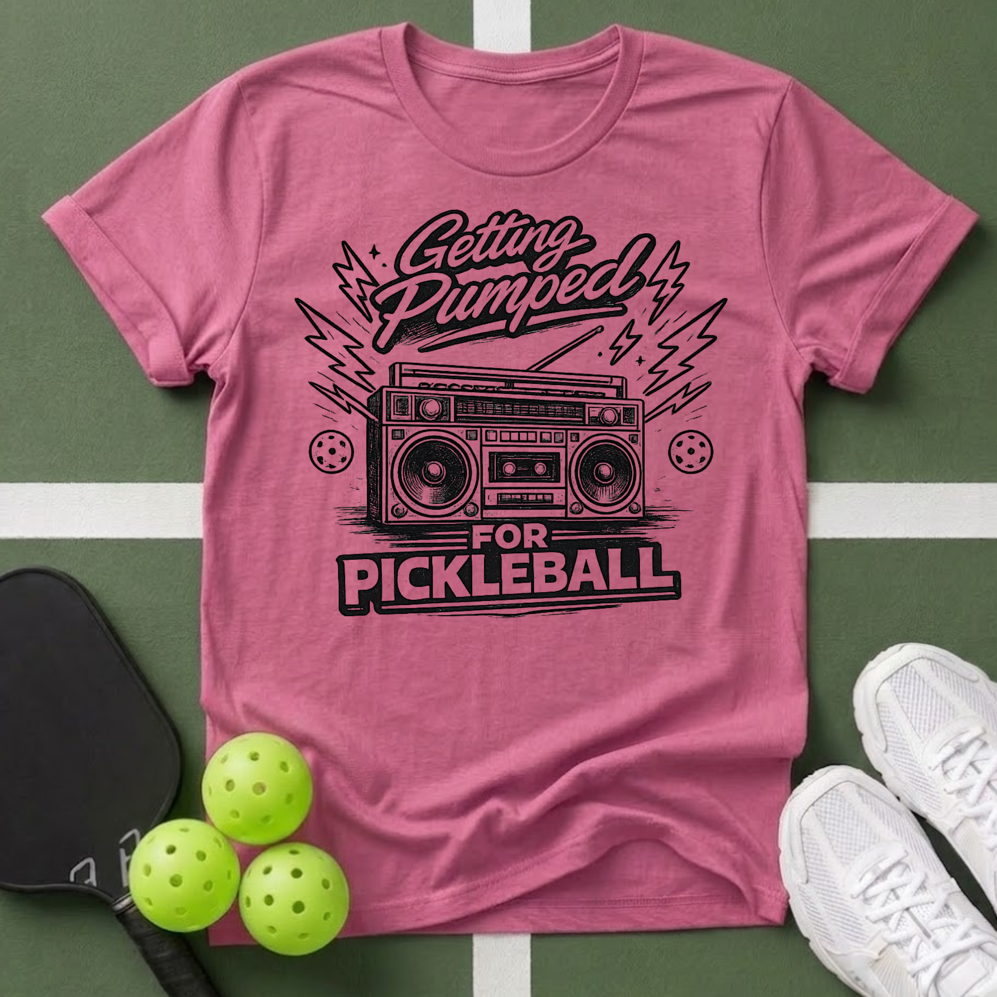 Getting Pumped for Pickleball T-Shirt