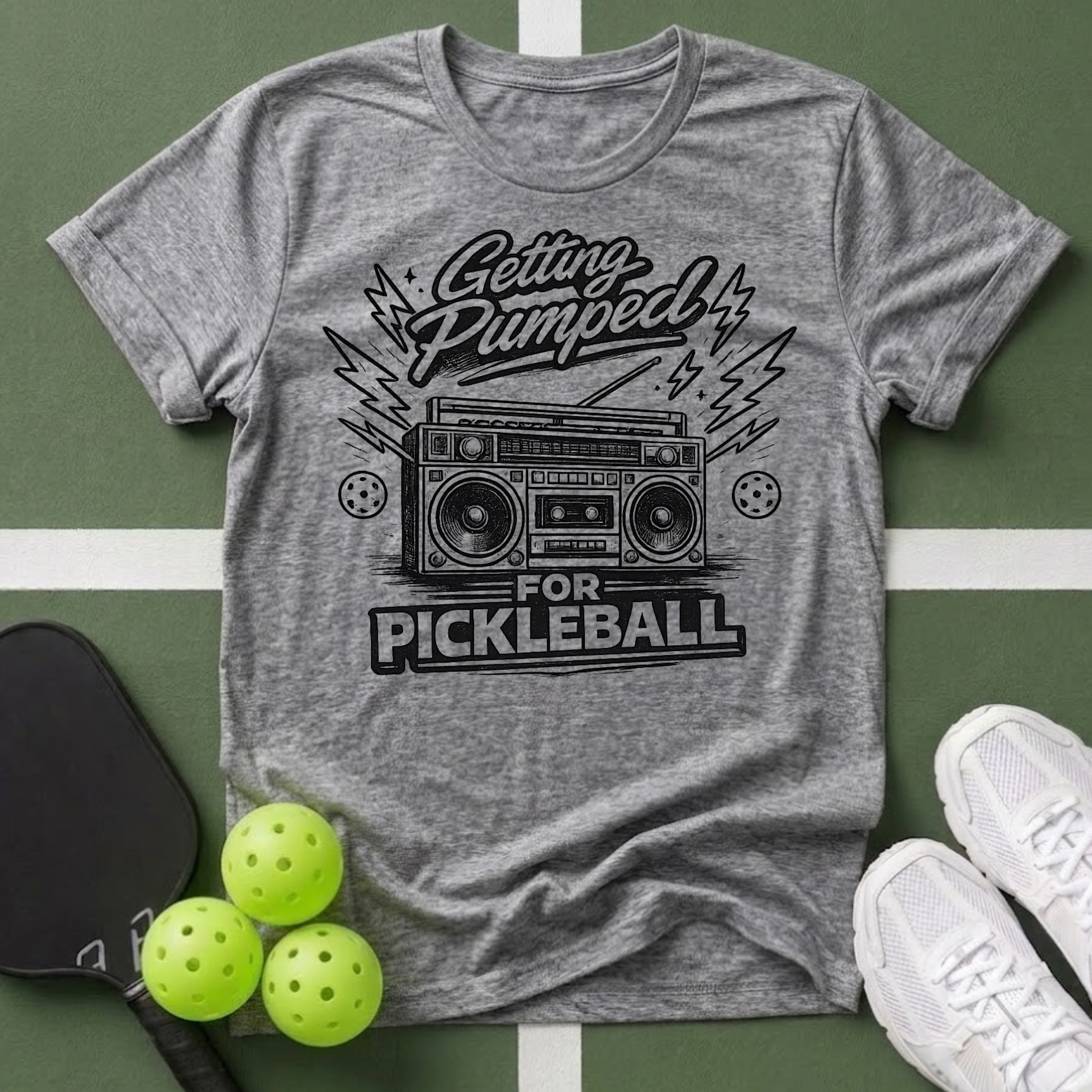 Getting Pumped for Pickleball T-Shirt