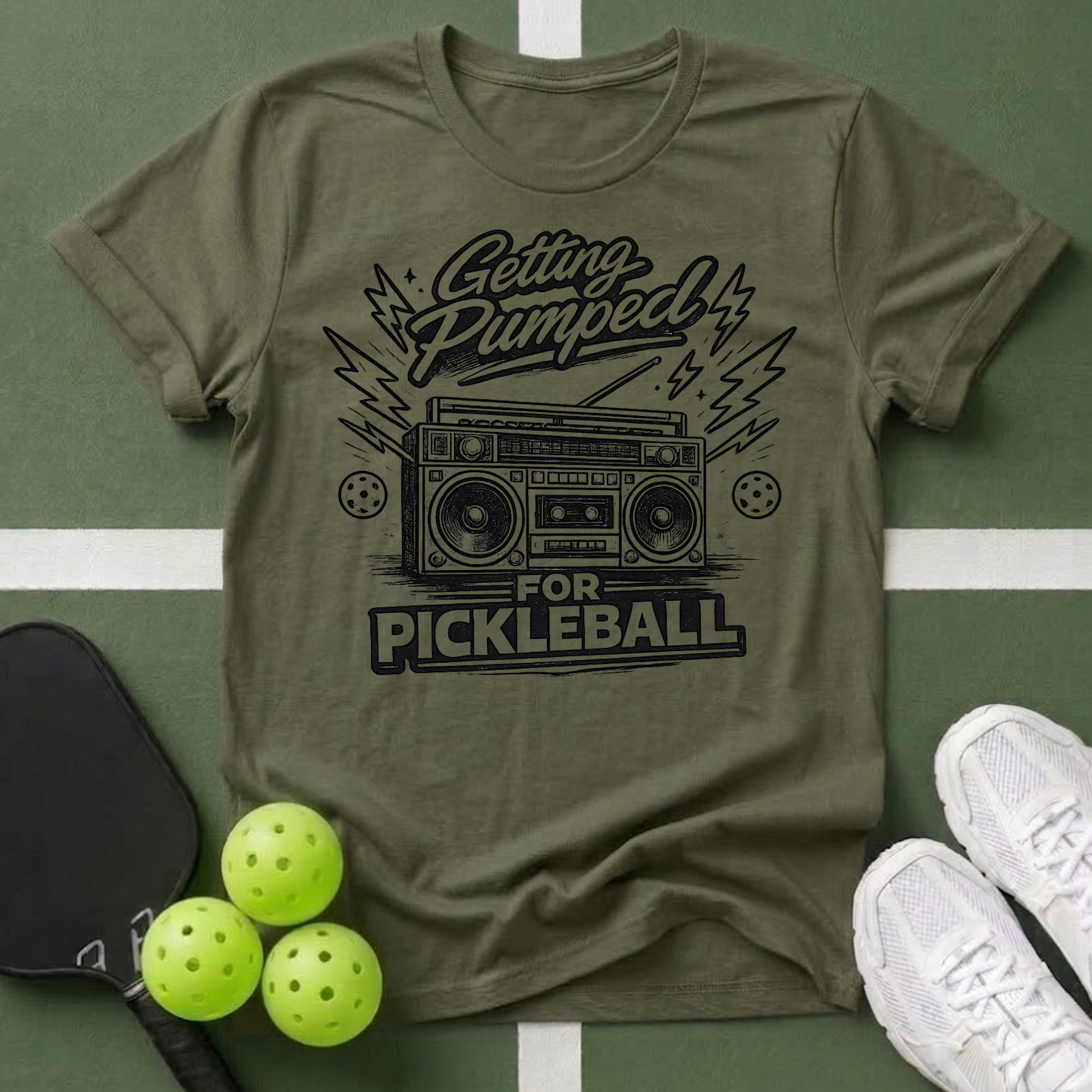 Getting Pumped for Pickleball T-Shirt