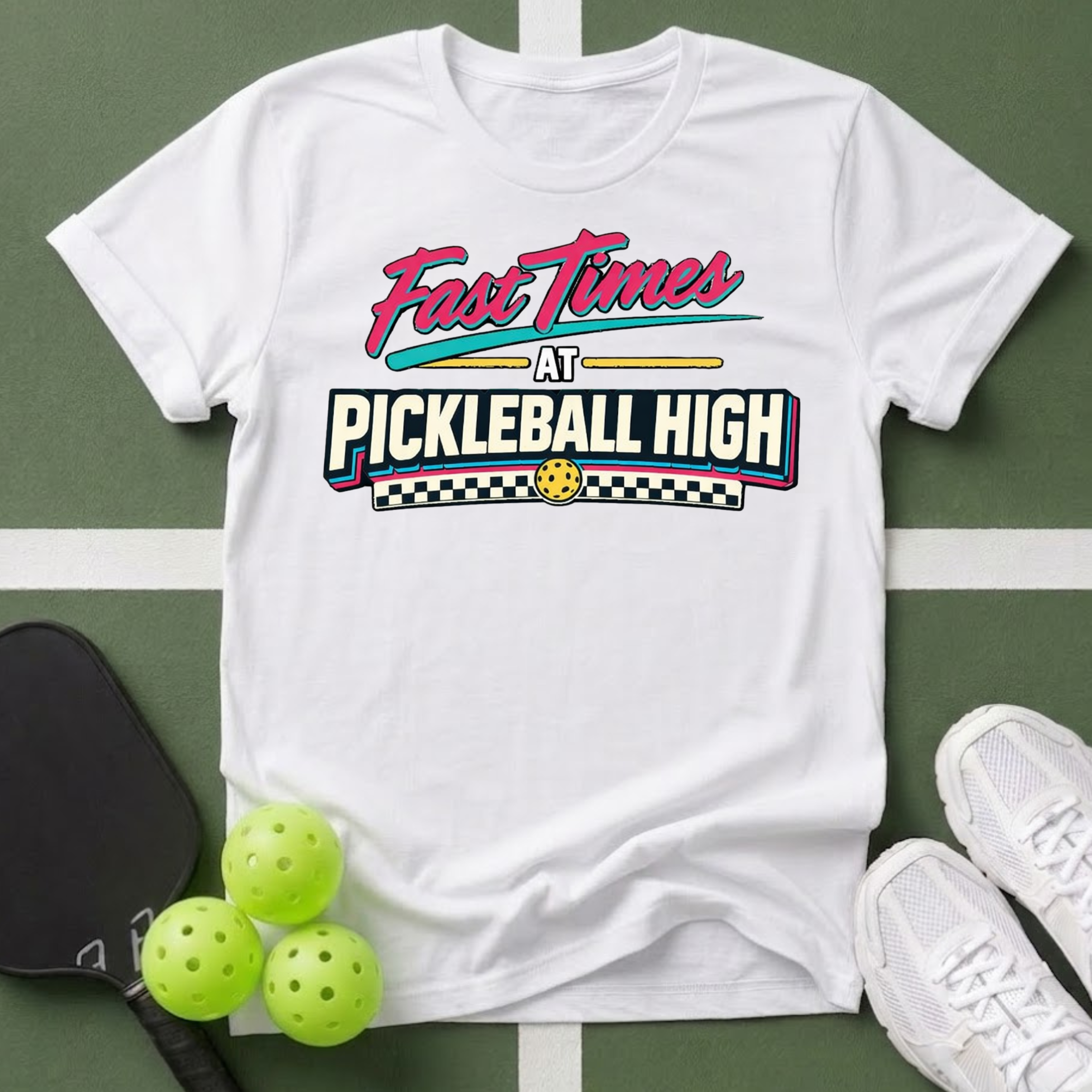 Fast Times at Pickleball High T-Shirt