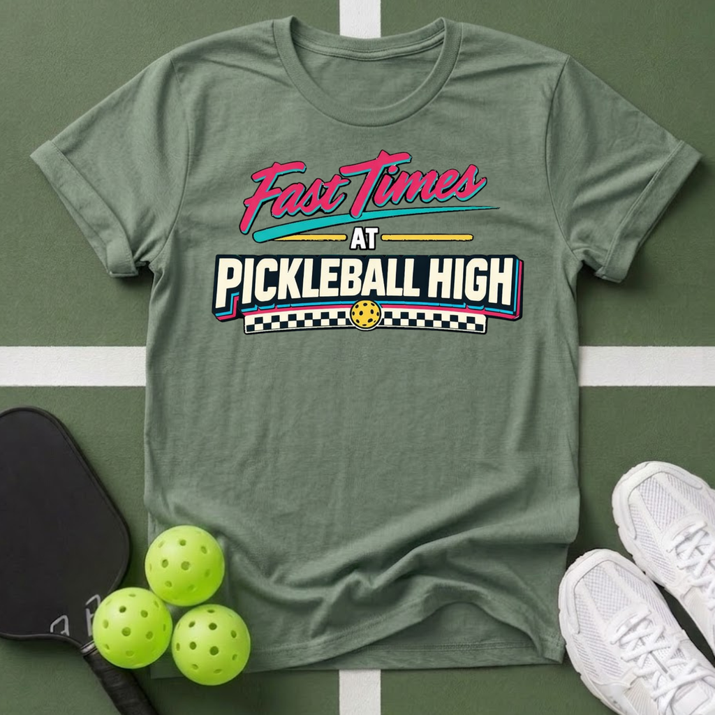 Fast Times at Pickleball High T-Shirt