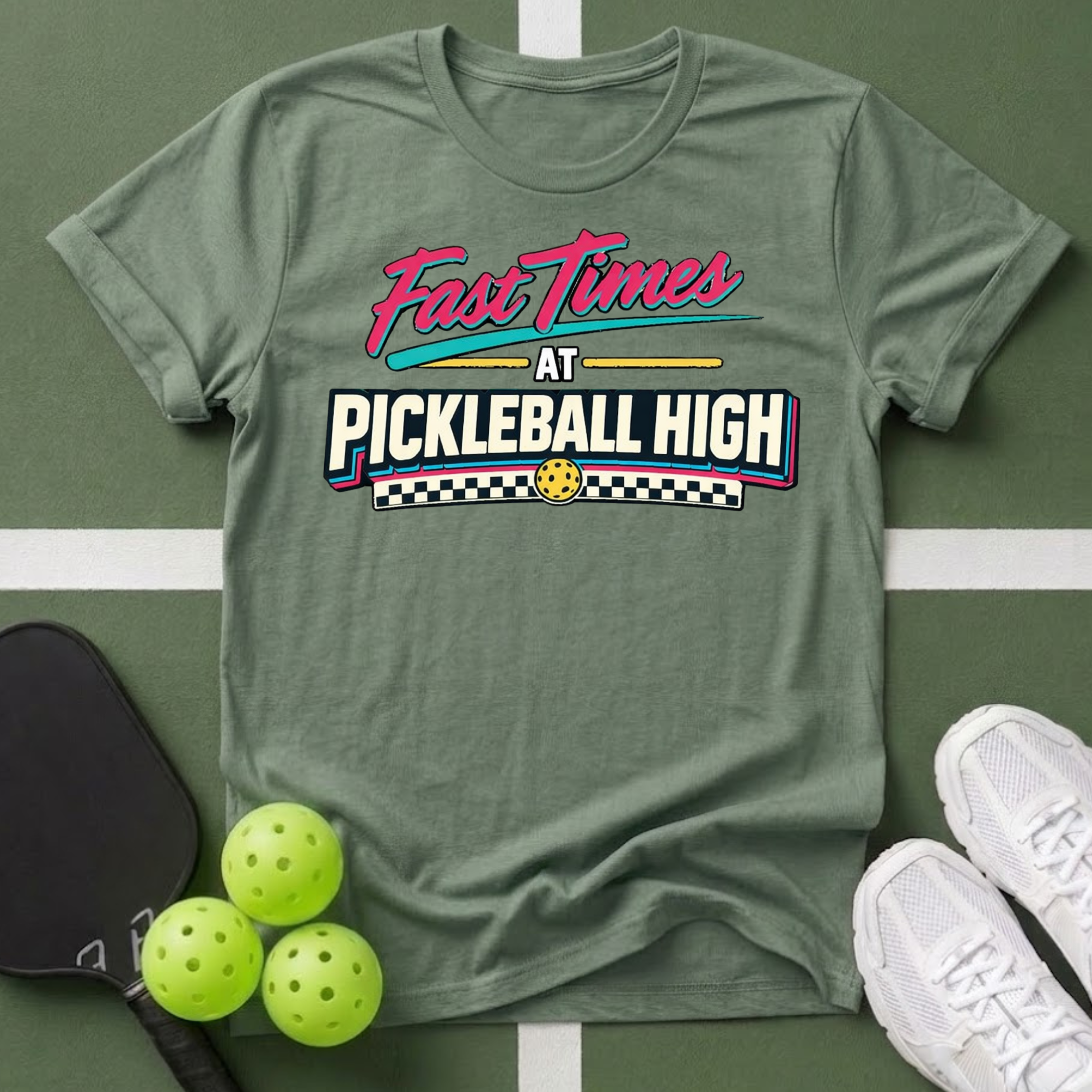 Fast Times at Pickleball High T-Shirt