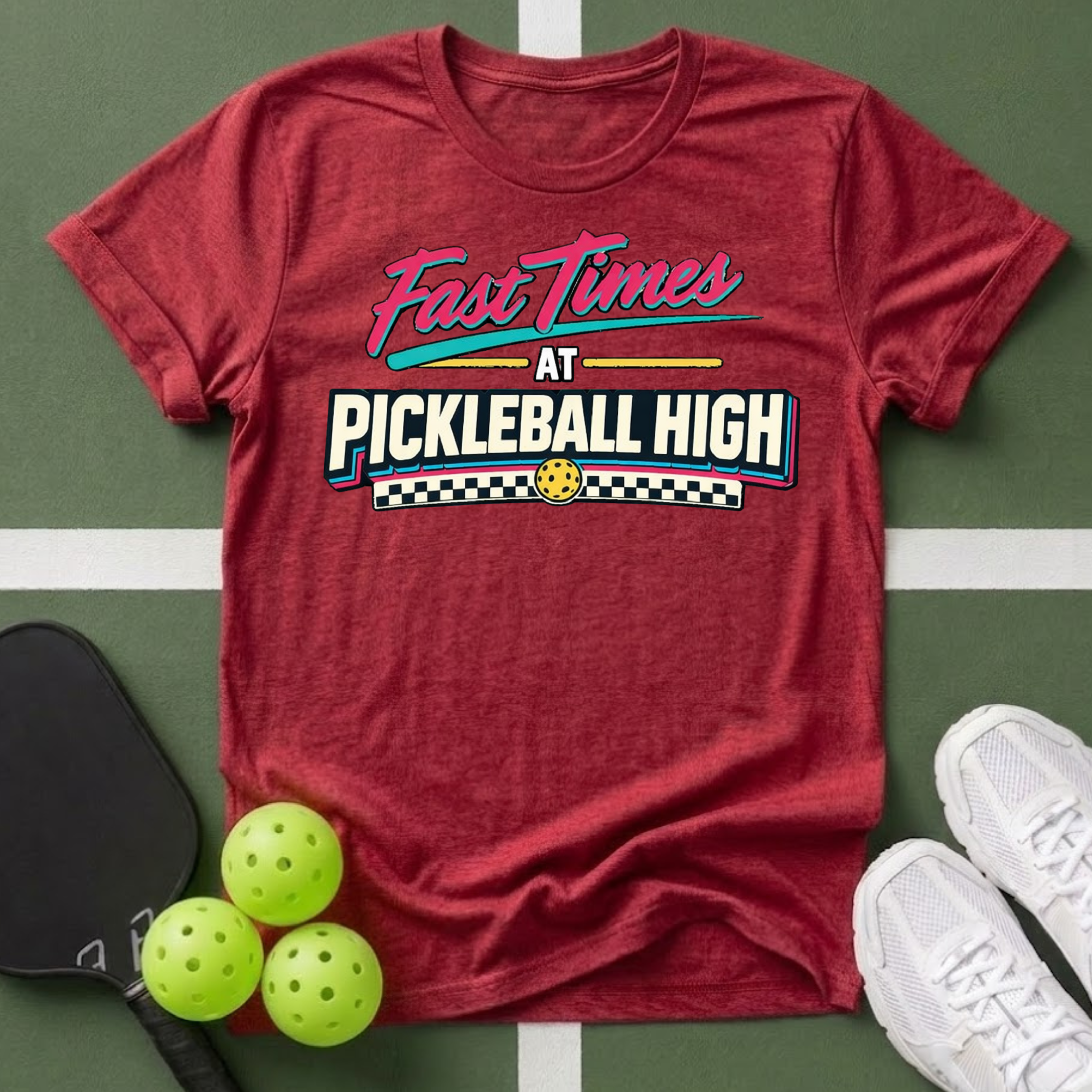 Fast Times at Pickleball High T-Shirt