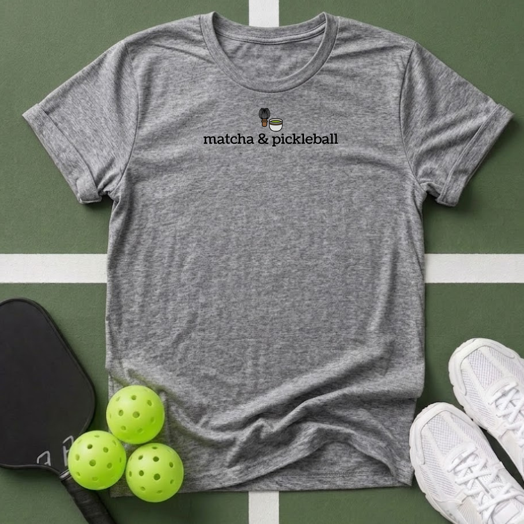 Matcha & Pickleball T-Shirt