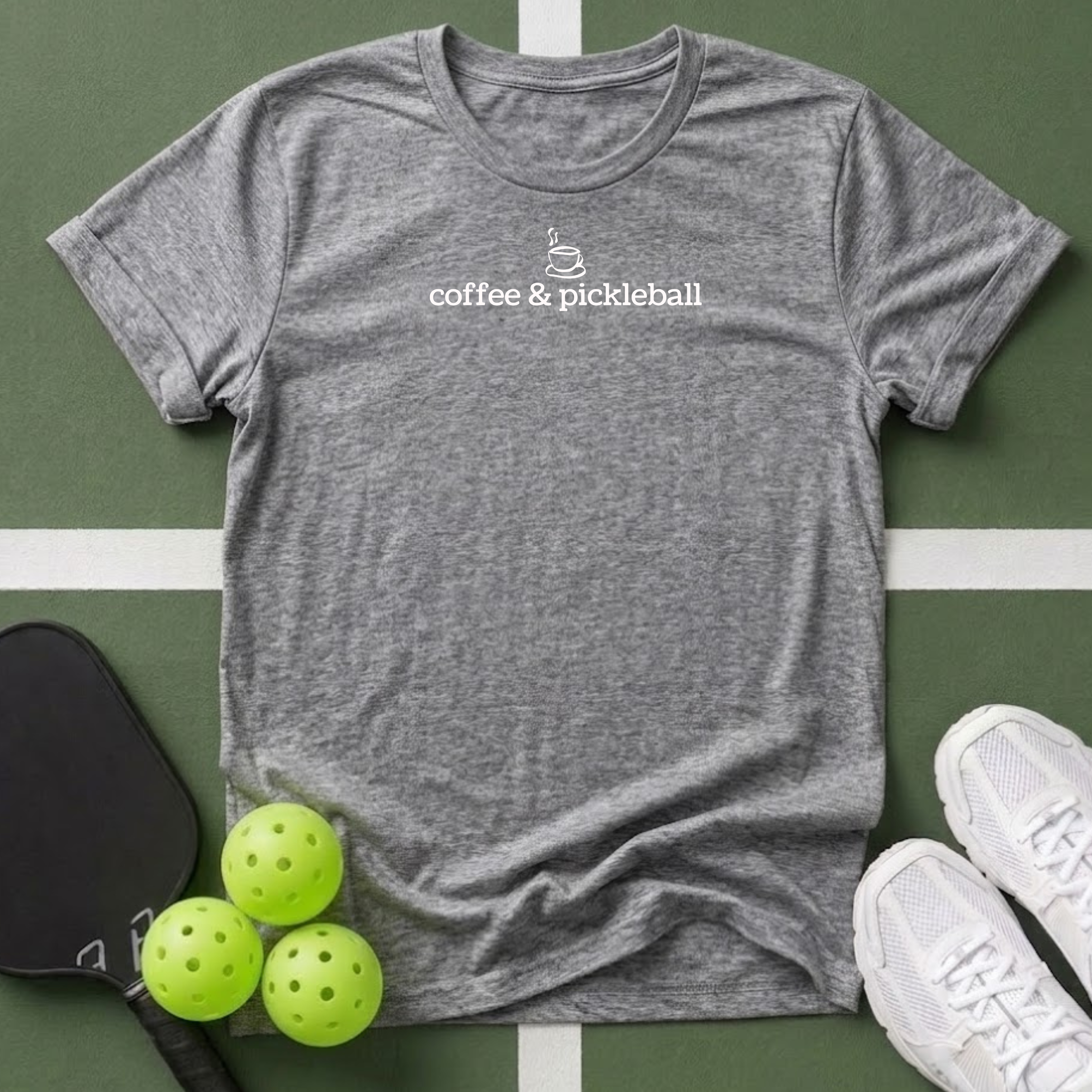 Coffee & Pickleball T Shirt